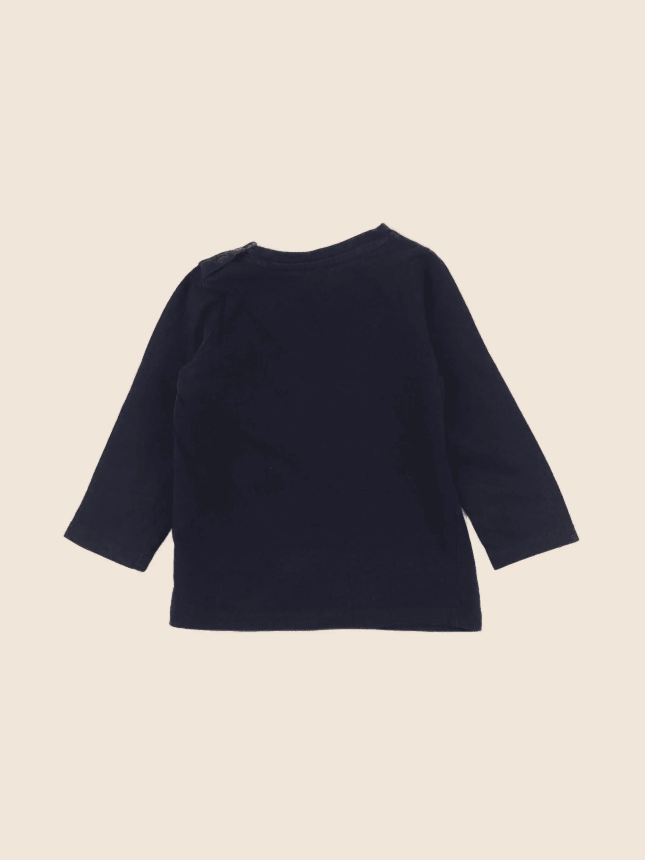 Vertbaudet - tee-shirt bleu - 12 mois