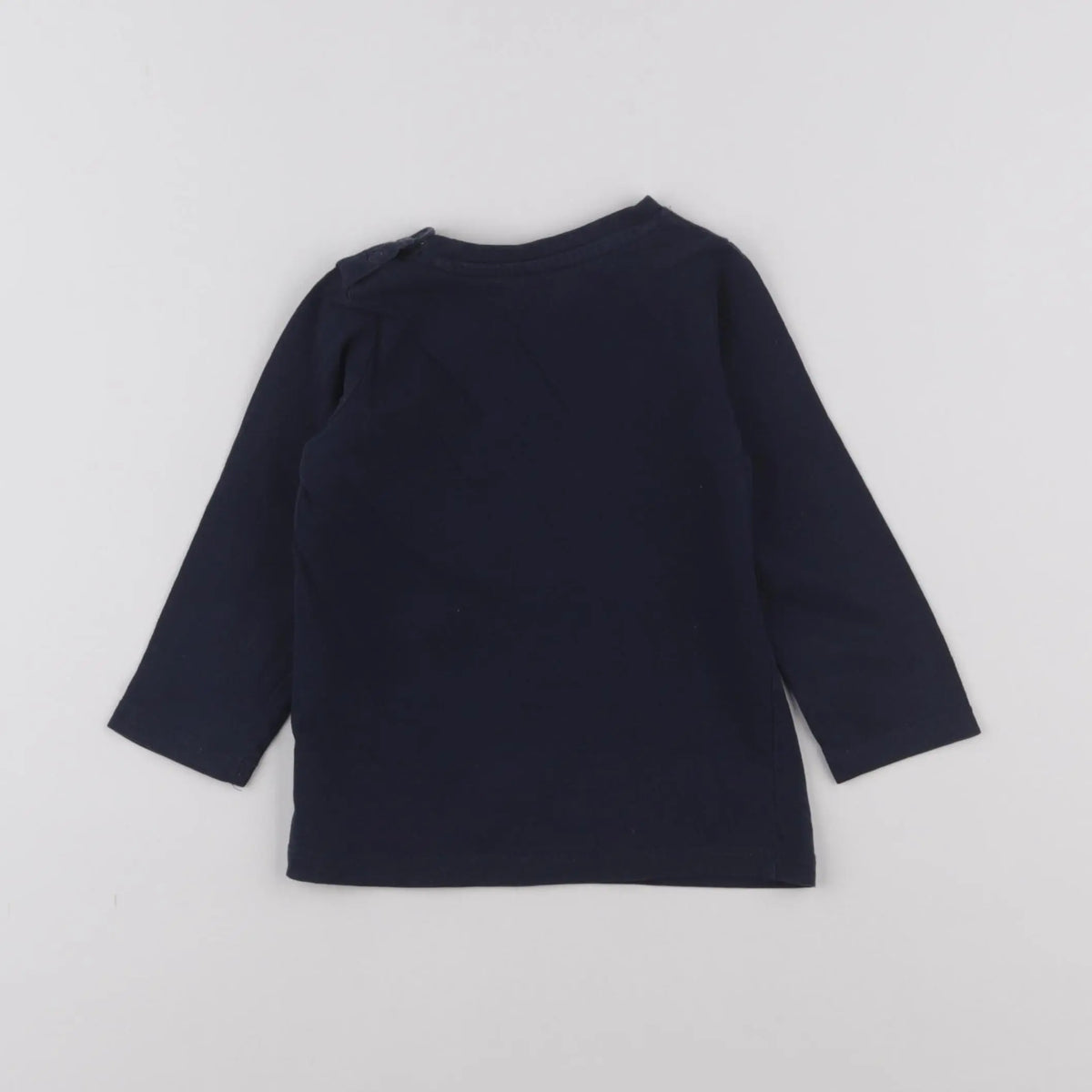 Vertbaudet - tee-shirt bleu - 12 mois