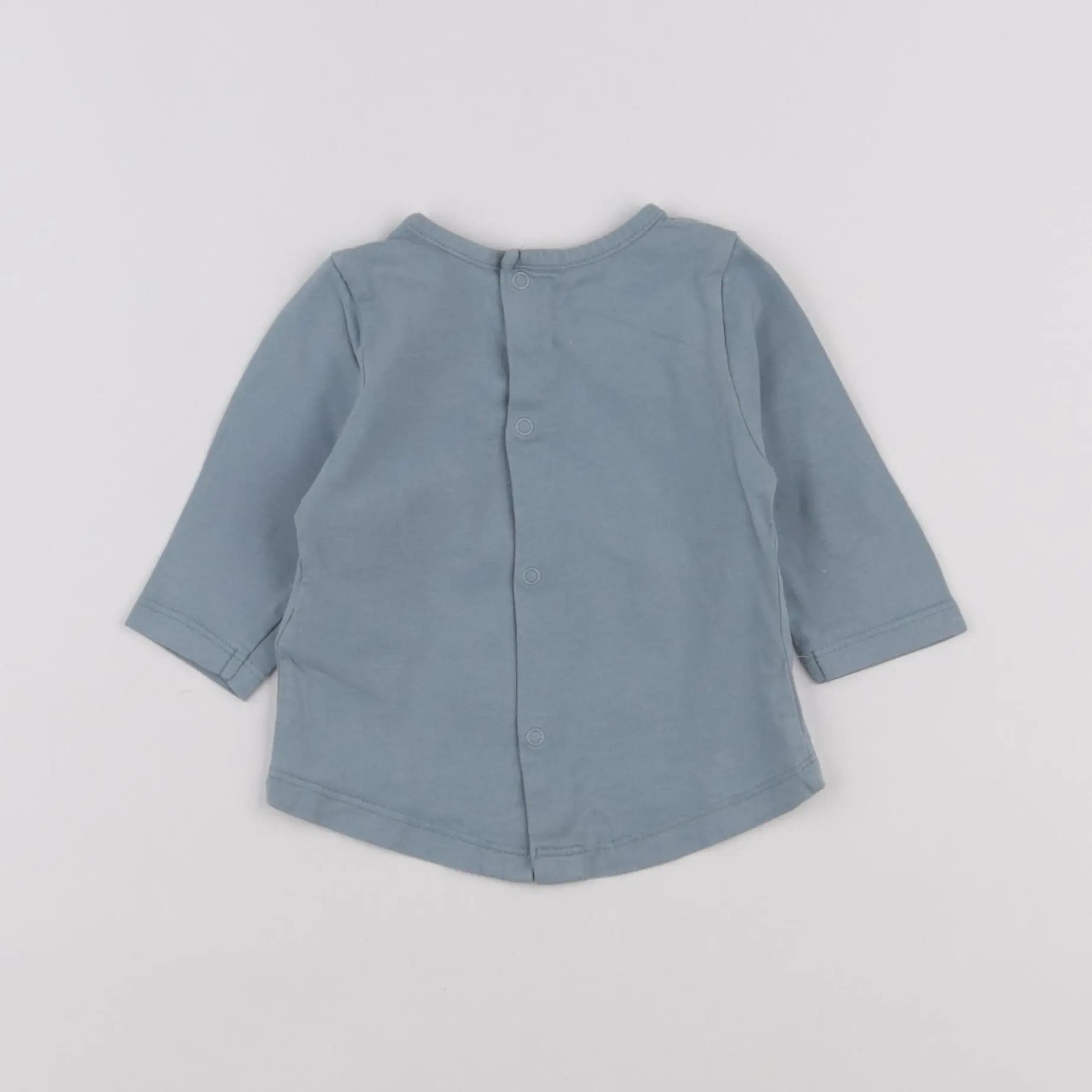 Vertbaudet - tee-shirt bleu - 3 mois