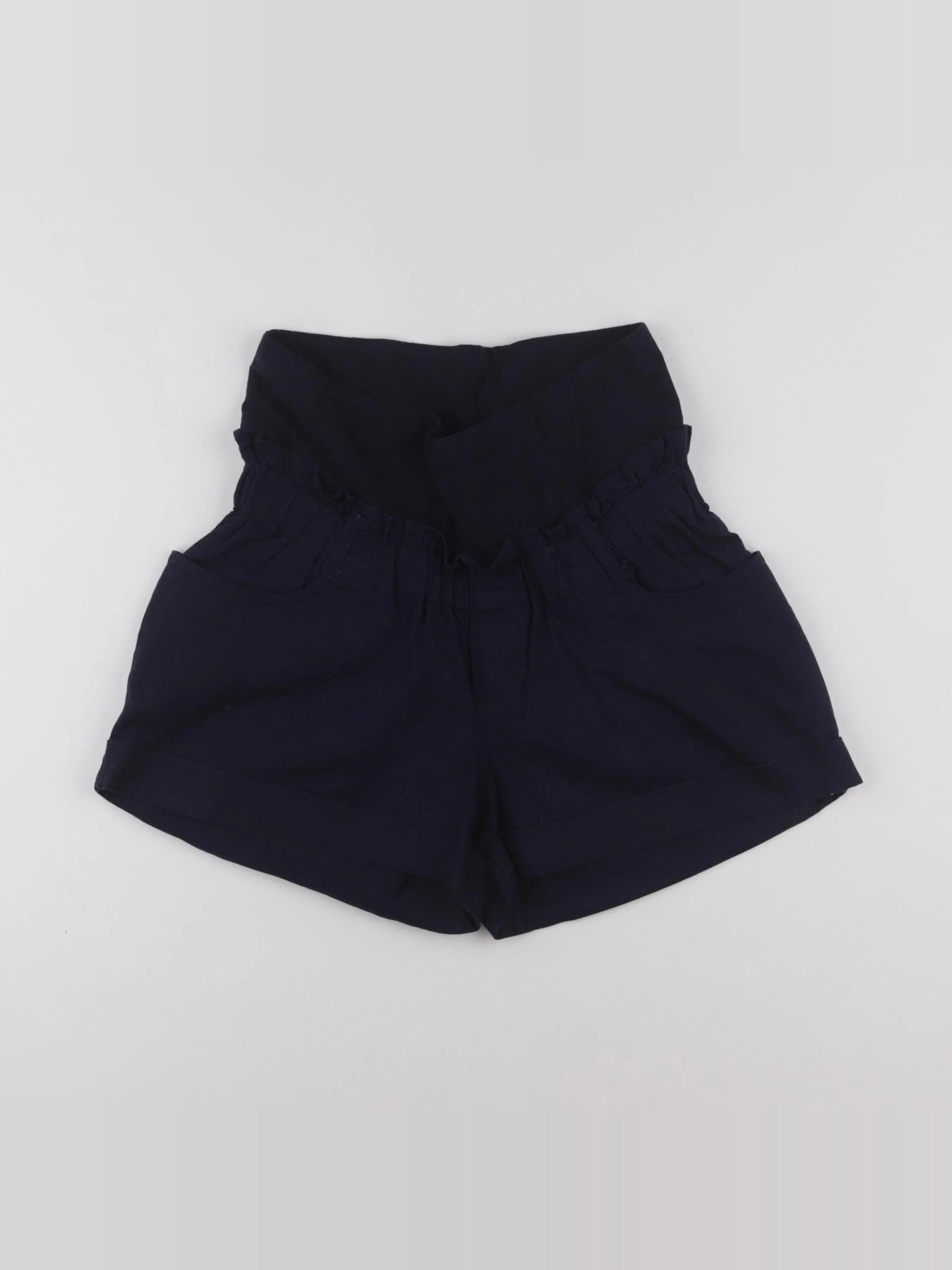 H&M - short grossesse bleu - s