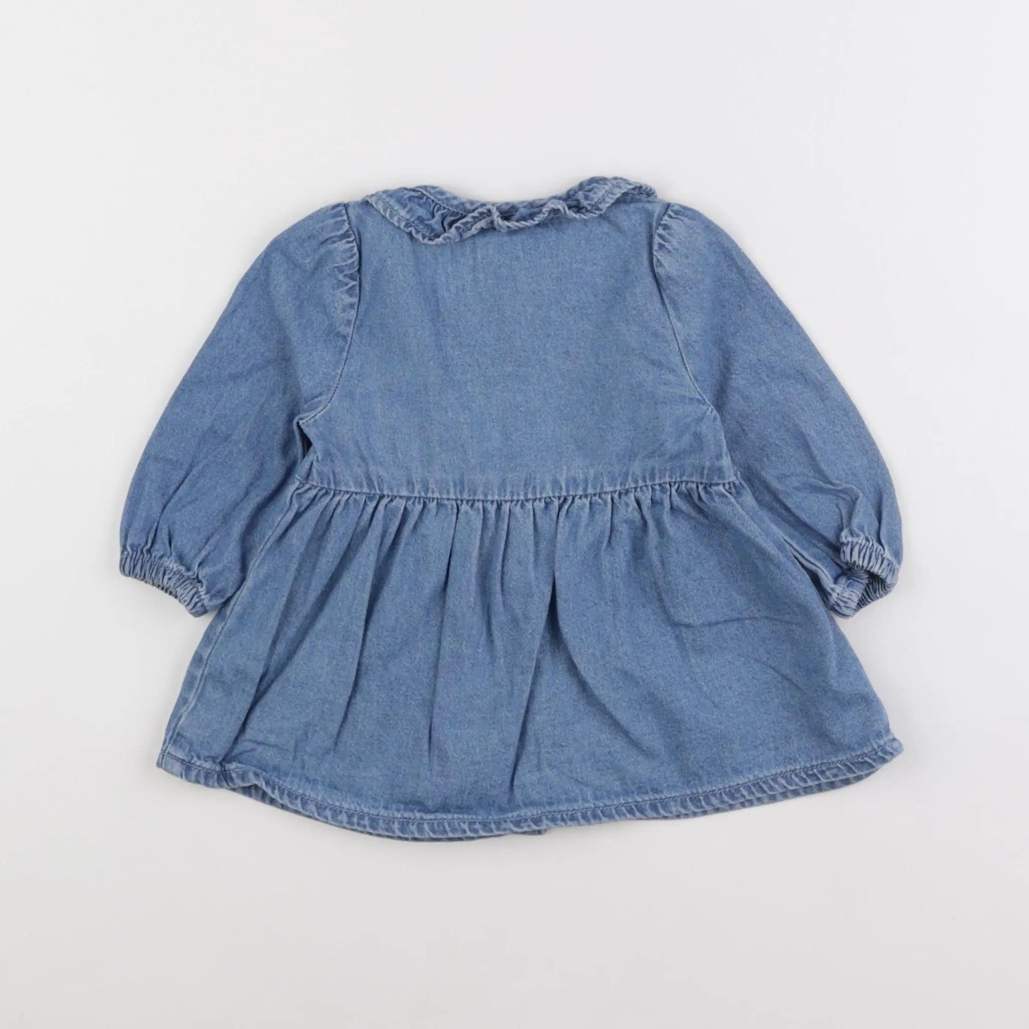 Vertbaudet - robe bleu - 6 mois