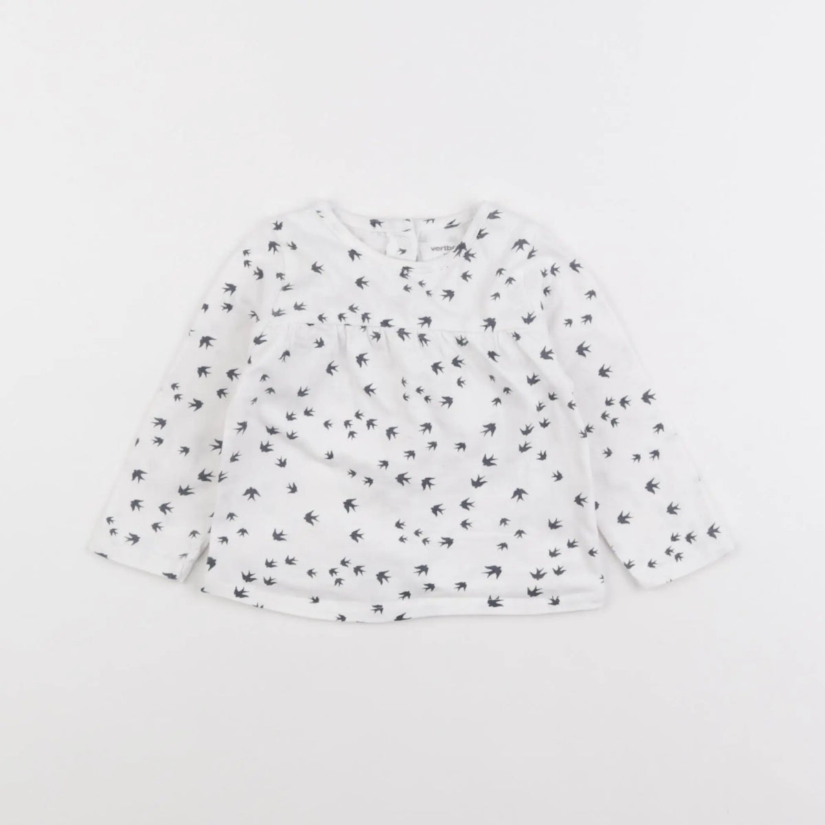Vertbaudet - tee-shirt blanc - 6 mois