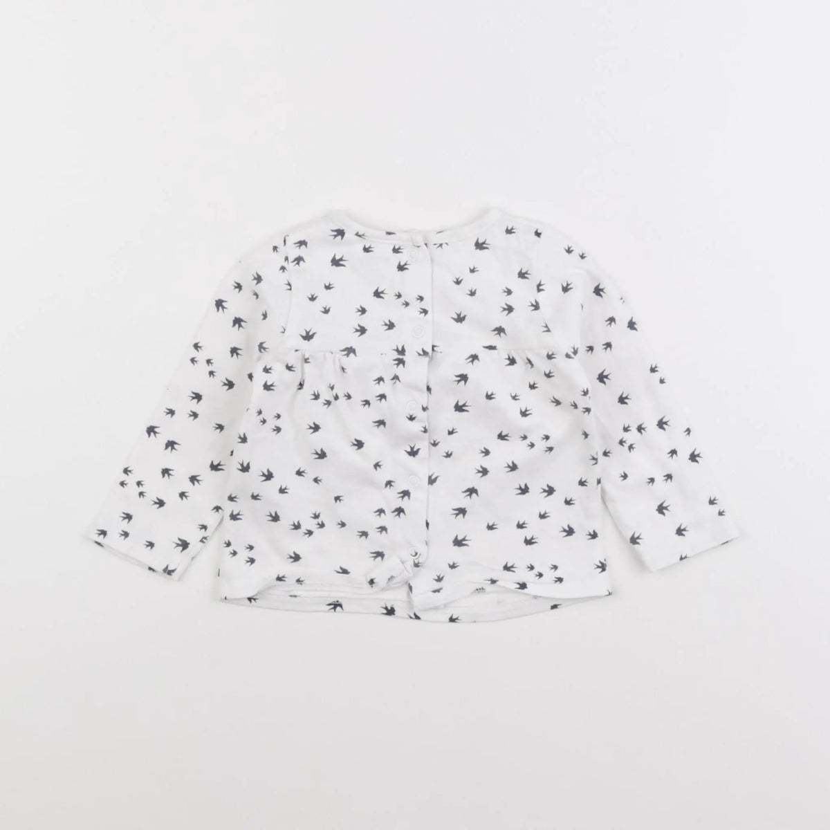 Vertbaudet - tee-shirt blanc - 6 mois
