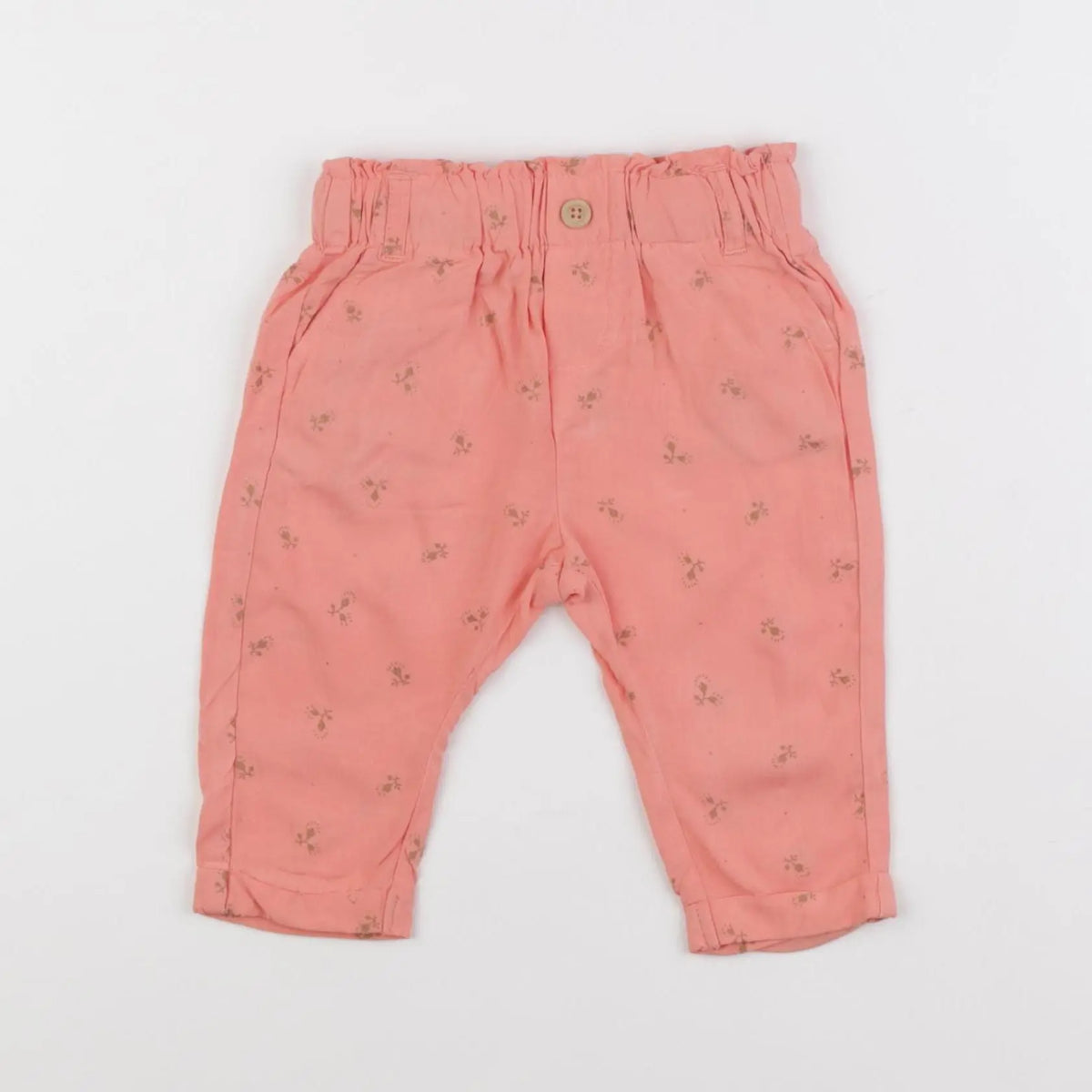 Vertbaudet - sarouel rose - 6 mois