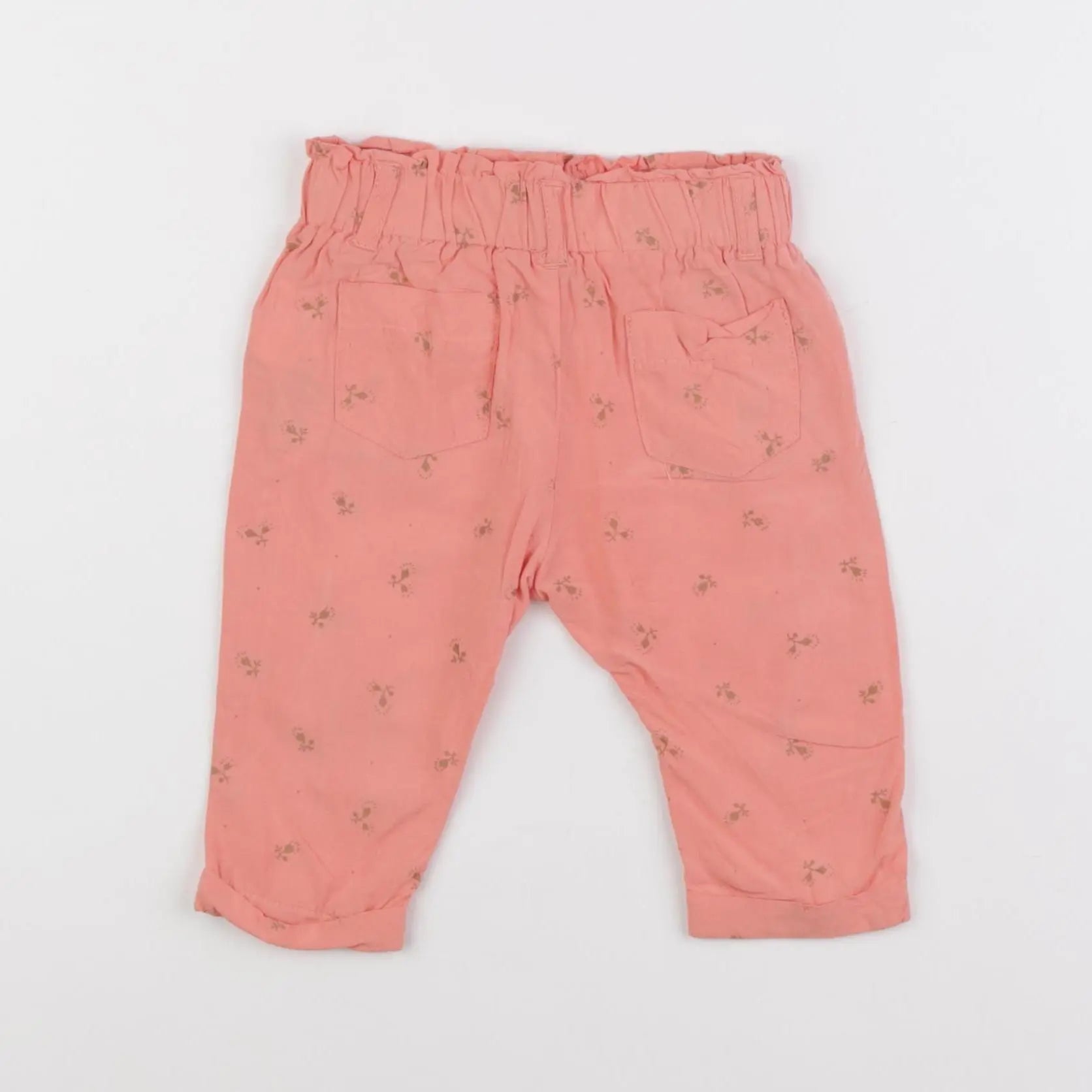 Vertbaudet - sarouel rose - 6 mois