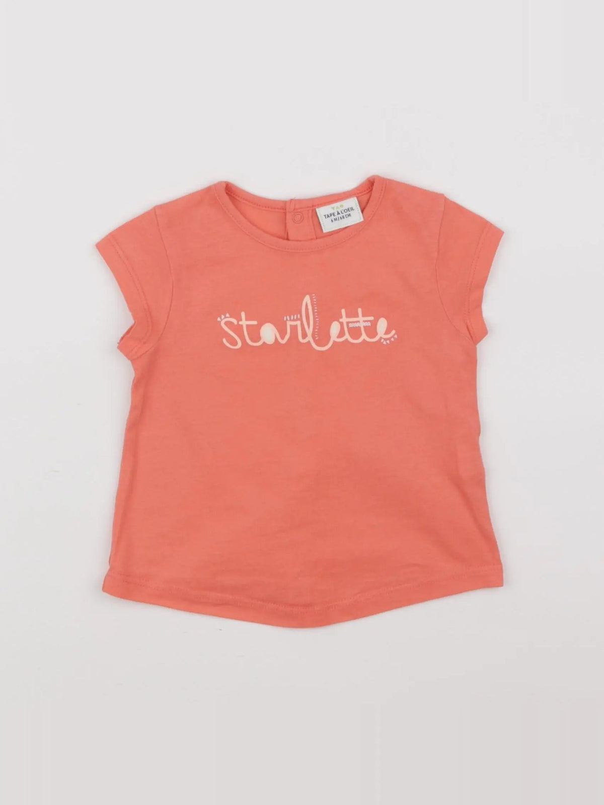 Tape à l'oeil - tee-shirt rose - 6 mois