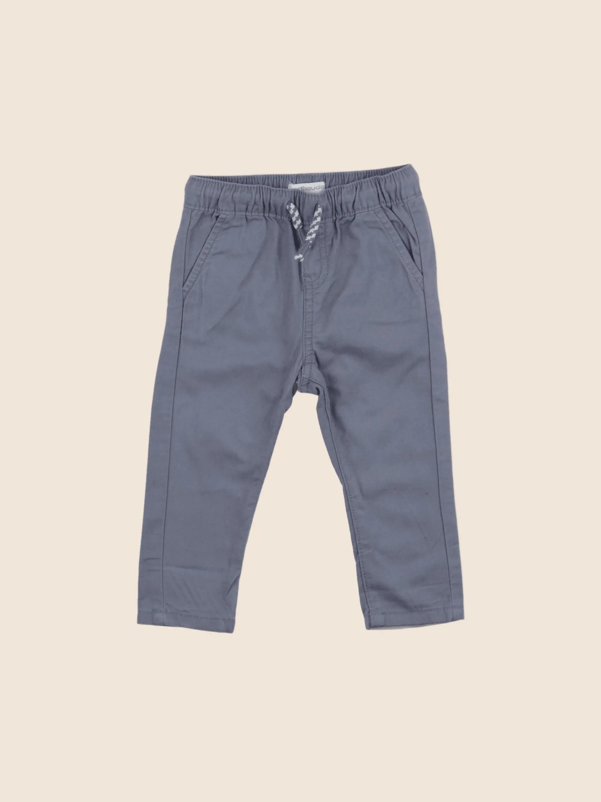 Vertbaudet - jean gris - 9 mois