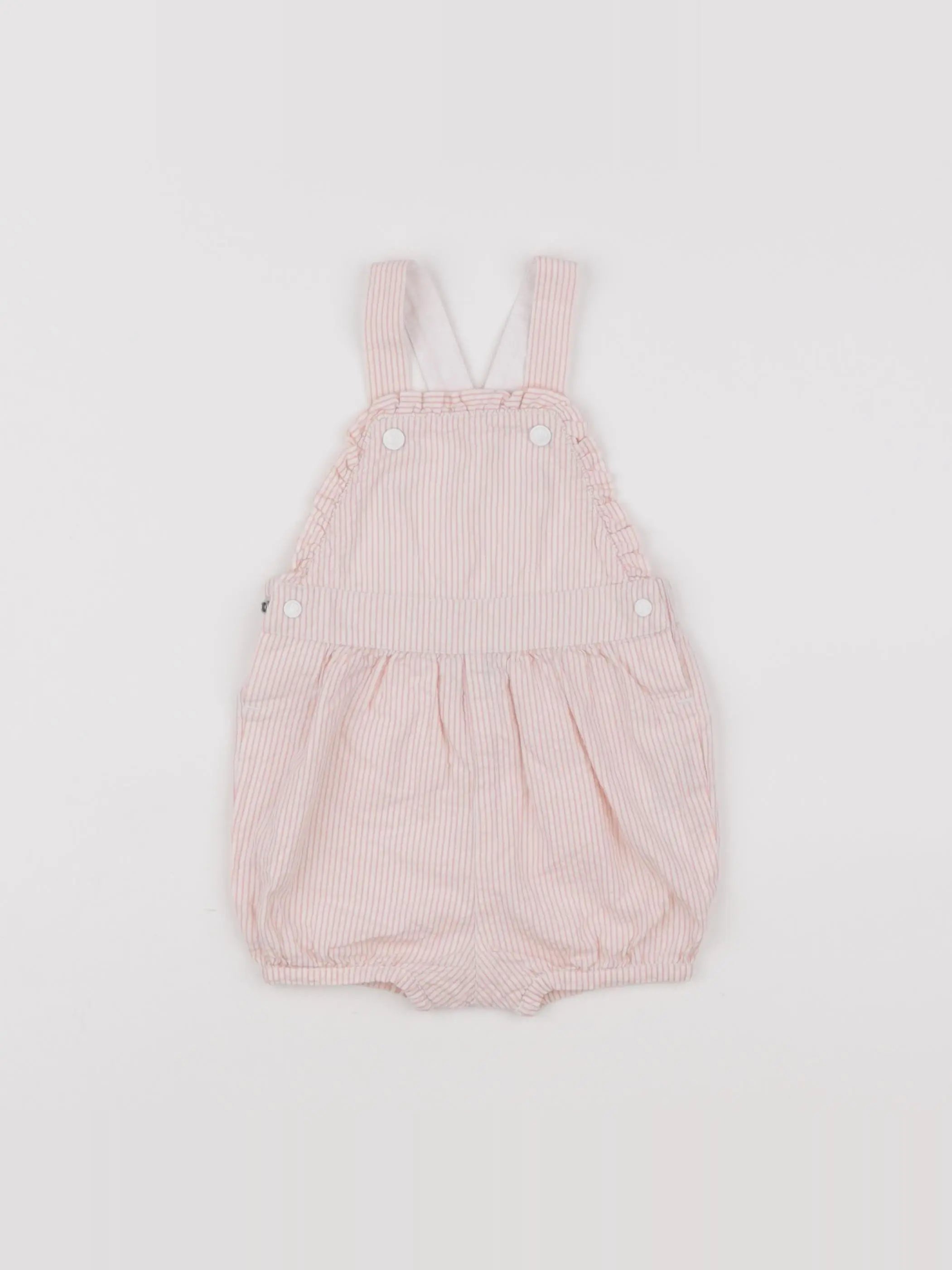 Petit Bateau - salopette rose - 6 mois