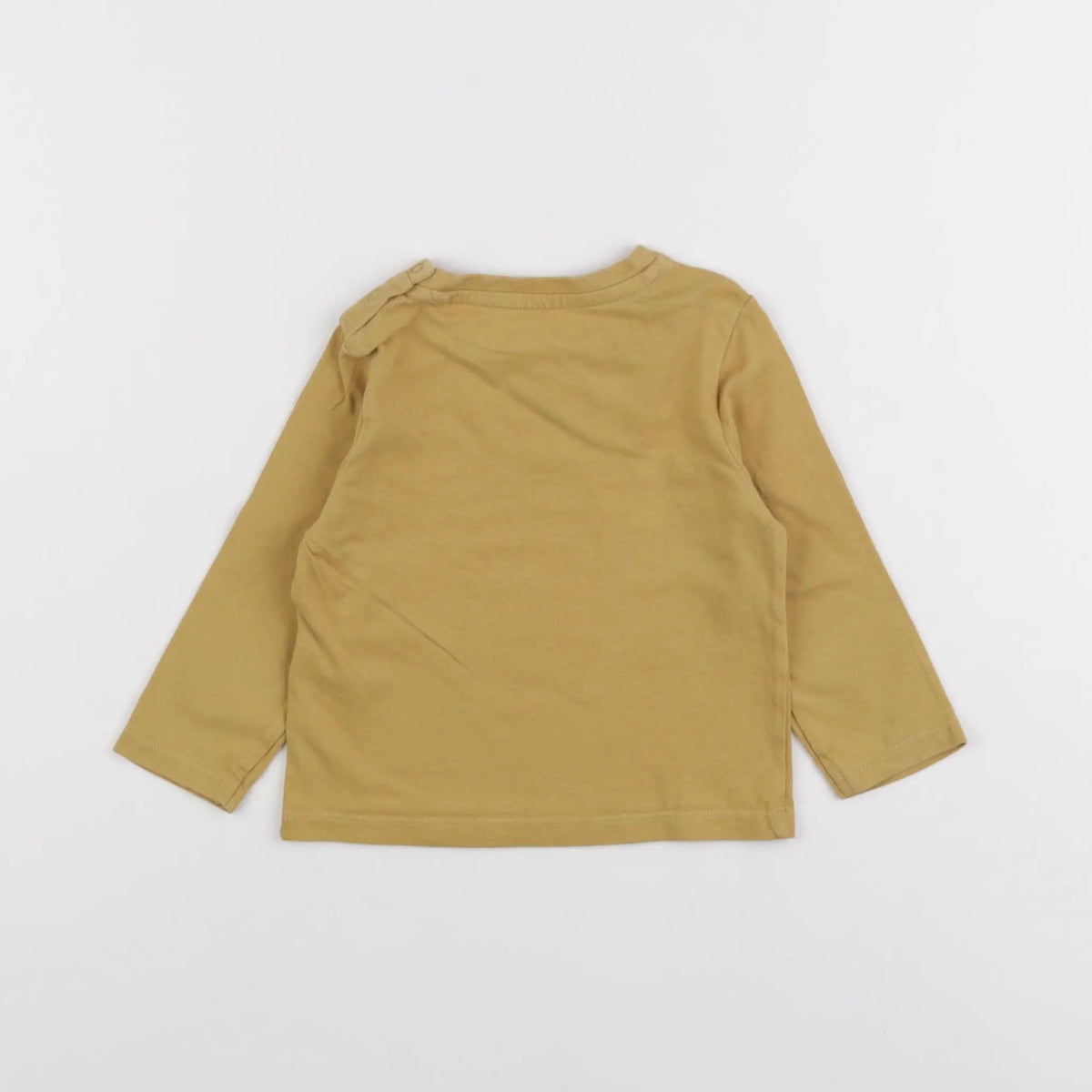 Vertbaudet - tee-shirt jaune - 12 mois