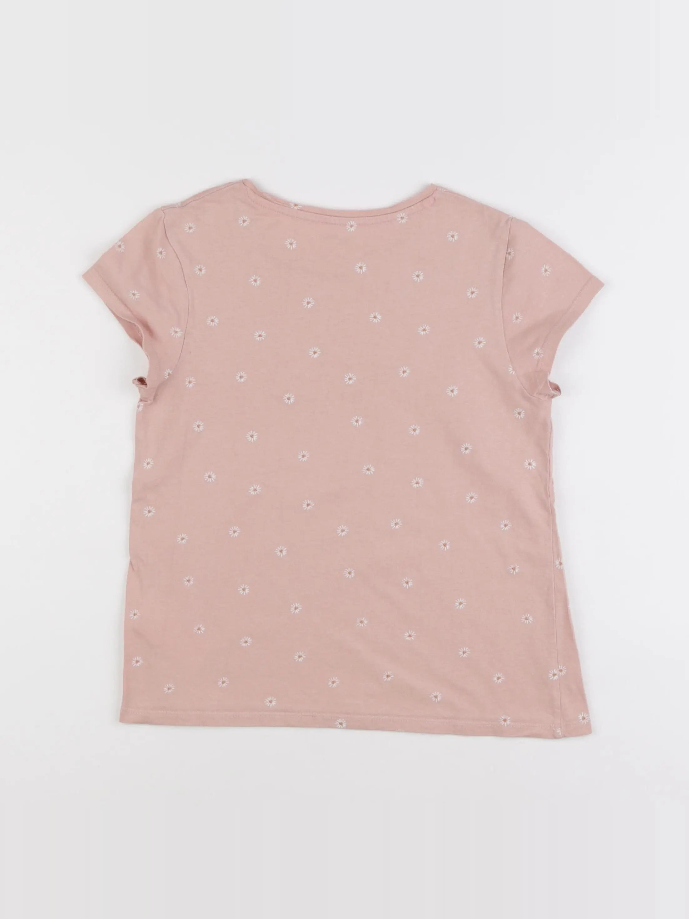 Vertbaudet - tee-shirt rose - 10 ans