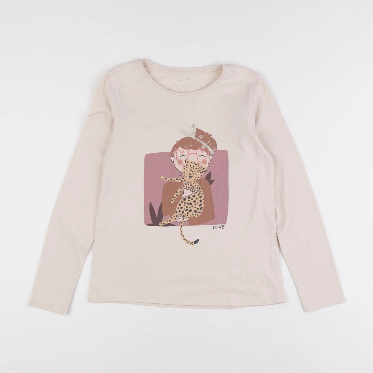 Vertbaudet - tee-shirt rose - 10 ans