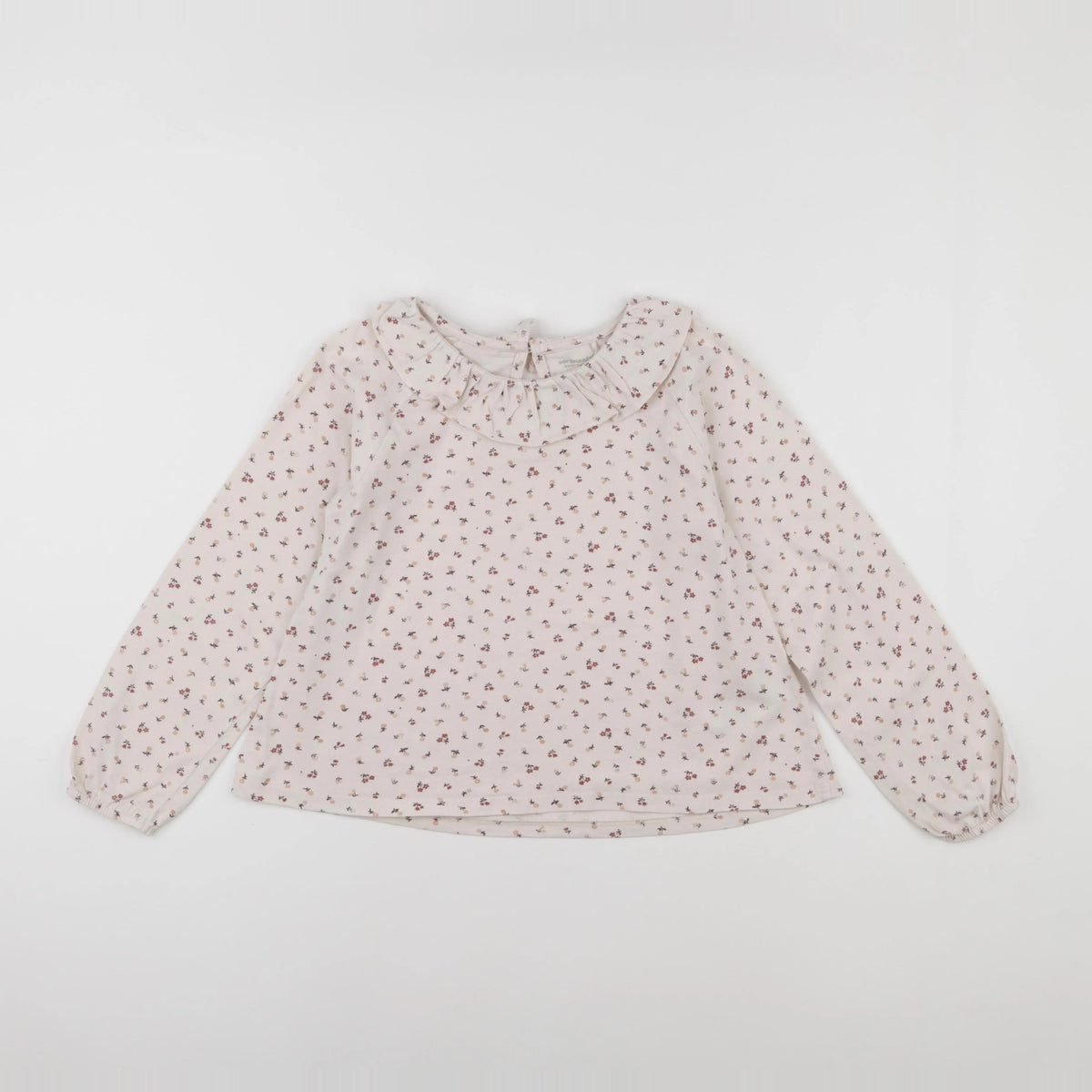 Vertbaudet - tee-shirt beige - 8 ans