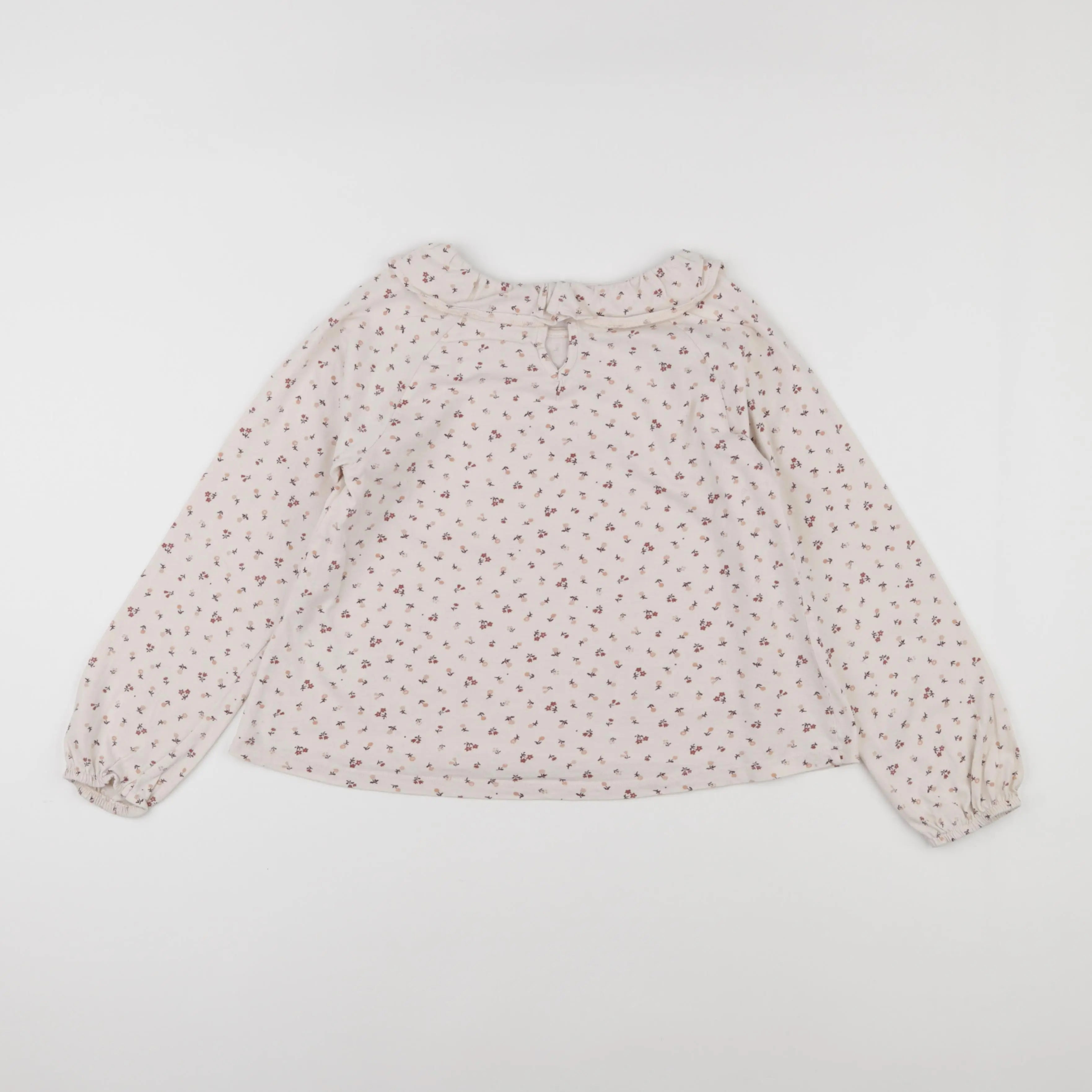 Vertbaudet - tee-shirt beige - 8 ans