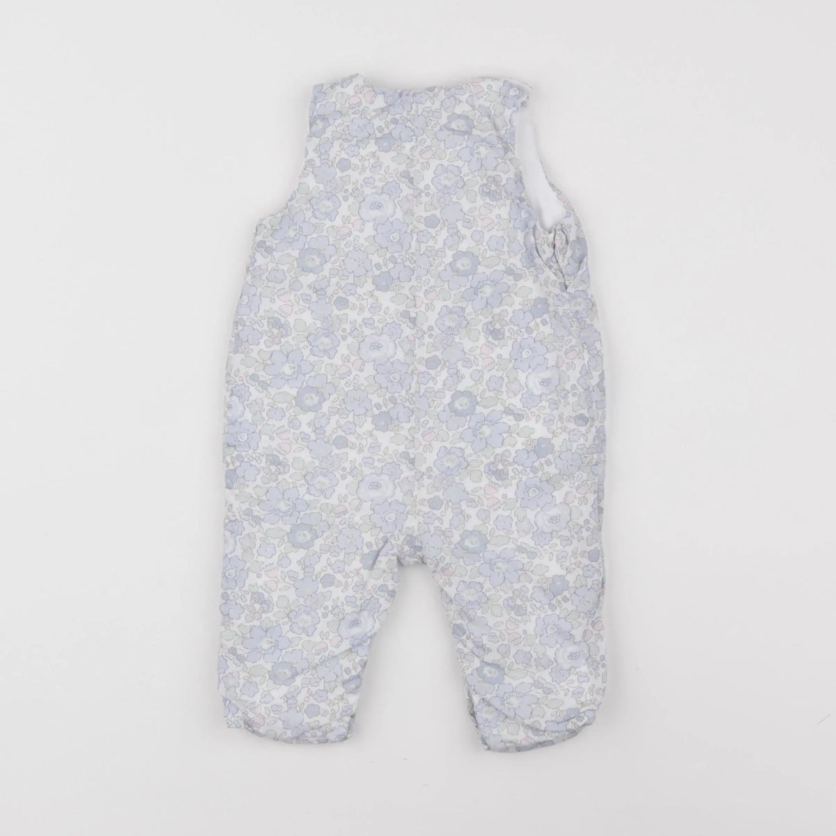 Jacadi - salopette liberty bleu - 6 mois