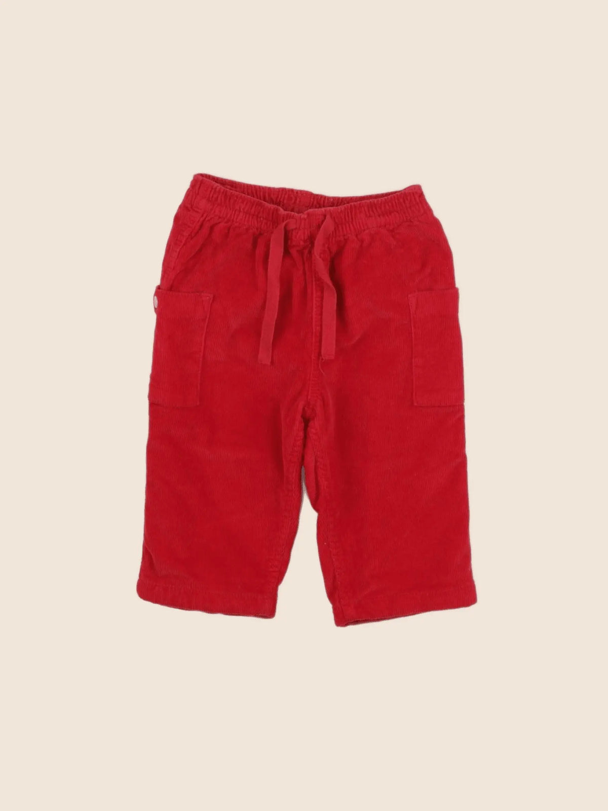 Petit Bateau - pantalon rouge - 6 mois