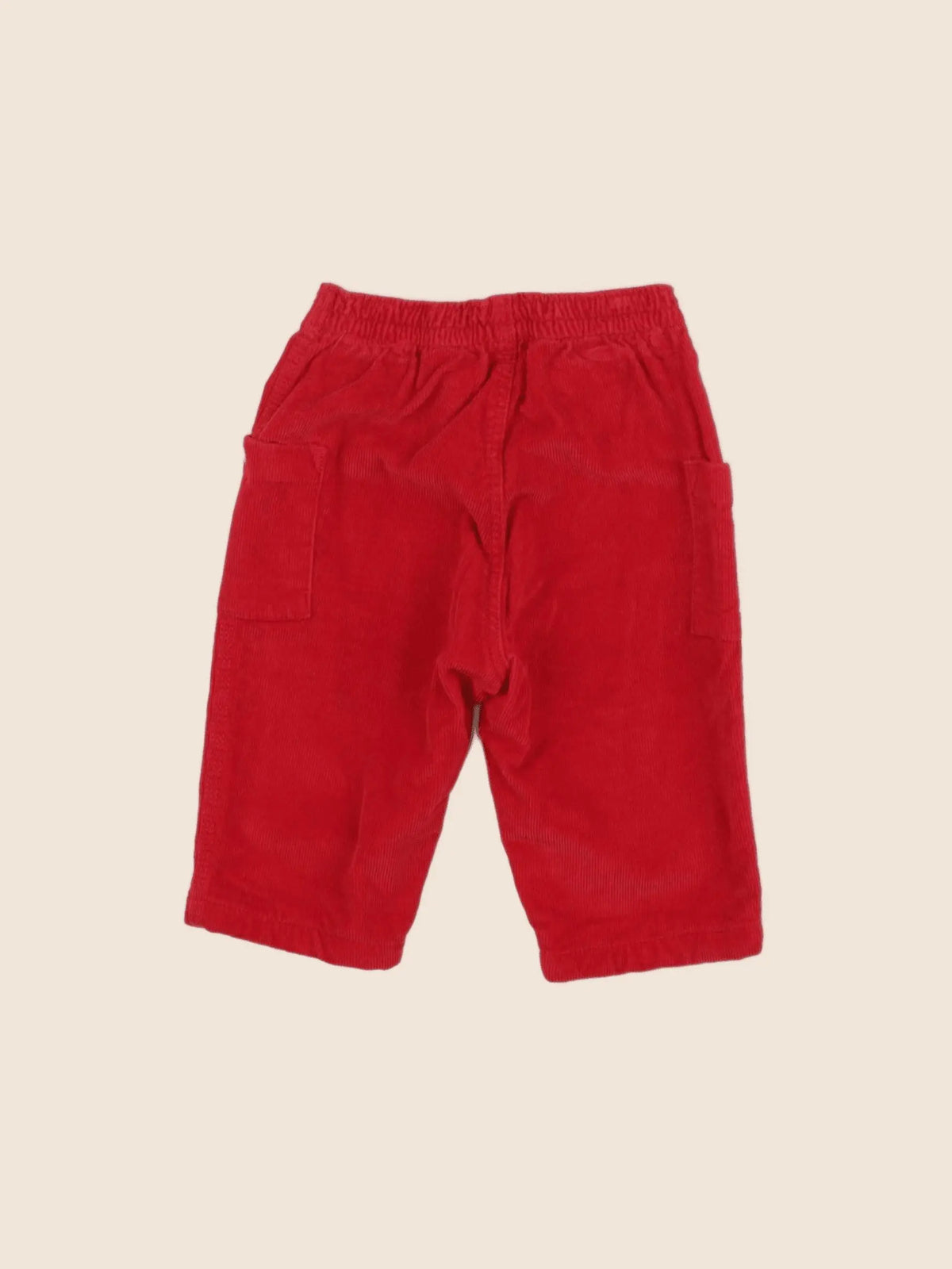 Petit Bateau - pantalon rouge - 6 mois