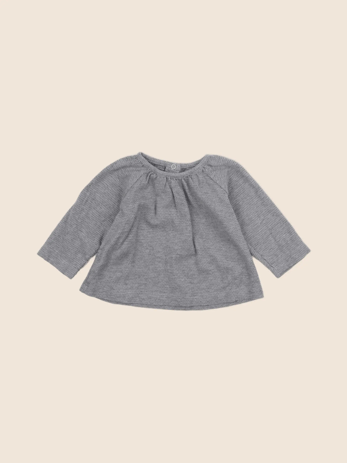 Petit Bateau - tee-shirt gris - 6 mois