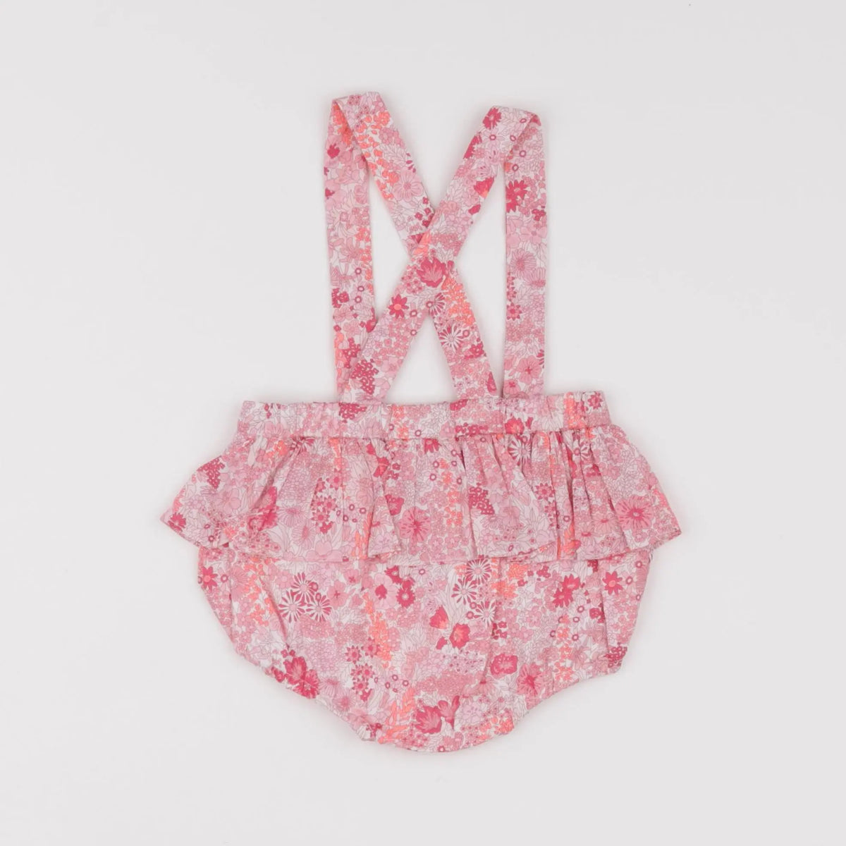 Jacadi - bloomer volants au dos, liberty rose - 6 mois
