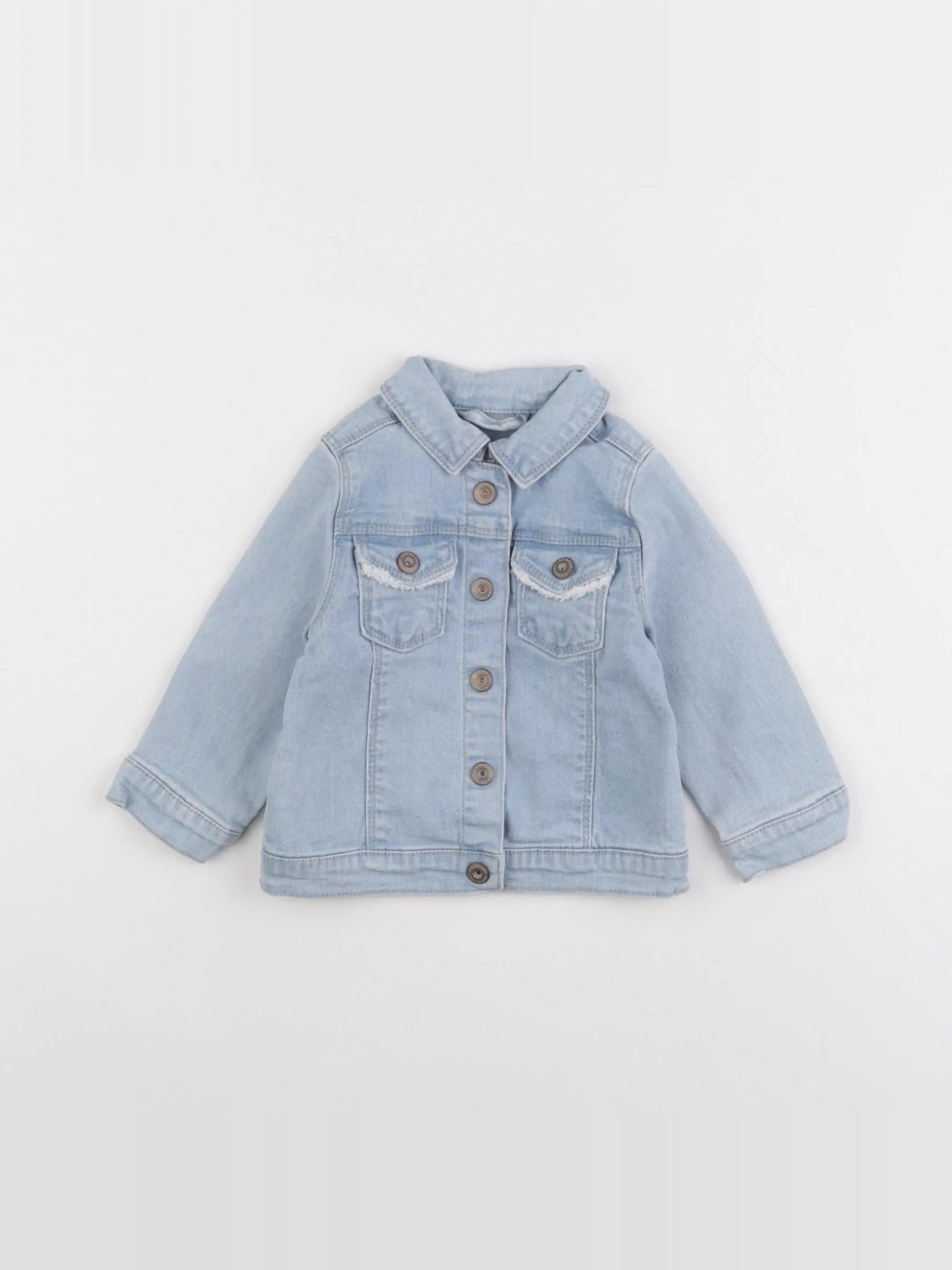 Vertbaudet - veste bleu - 12 mois