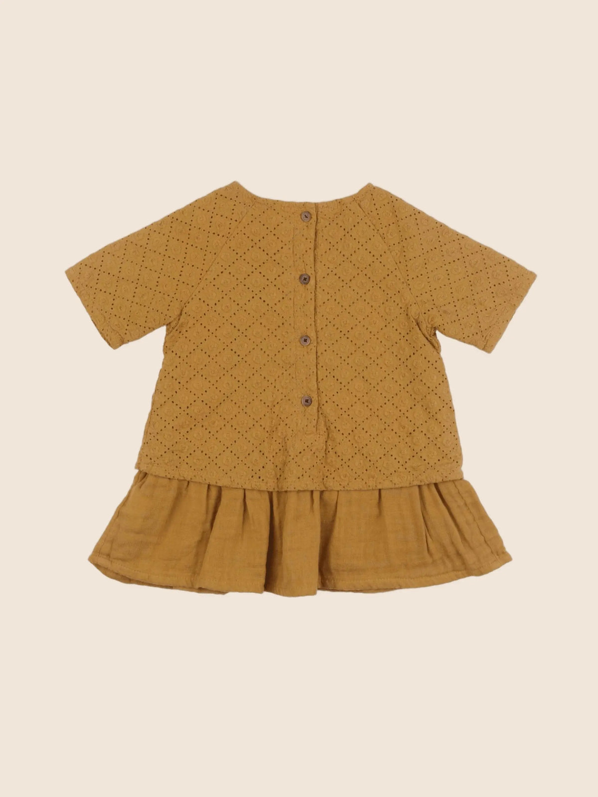 Boutchou - robe jaune - 6 mois