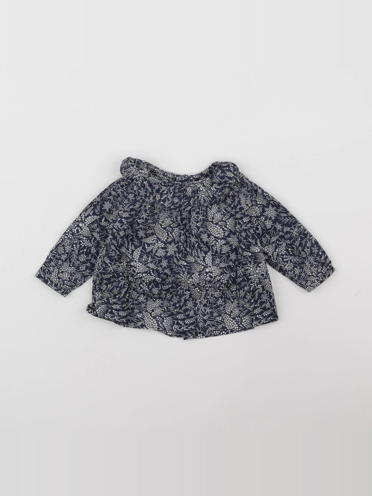 Jacadi - blouse liberty bleu - 6 mois