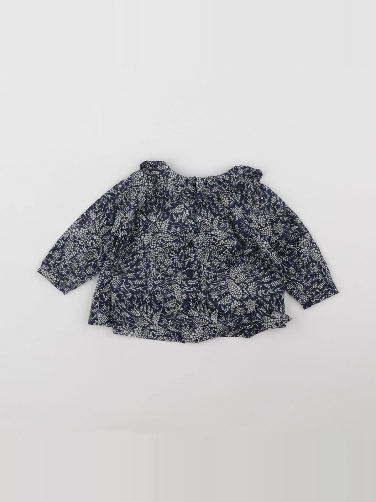 Jacadi - blouse liberty bleu - 6 mois