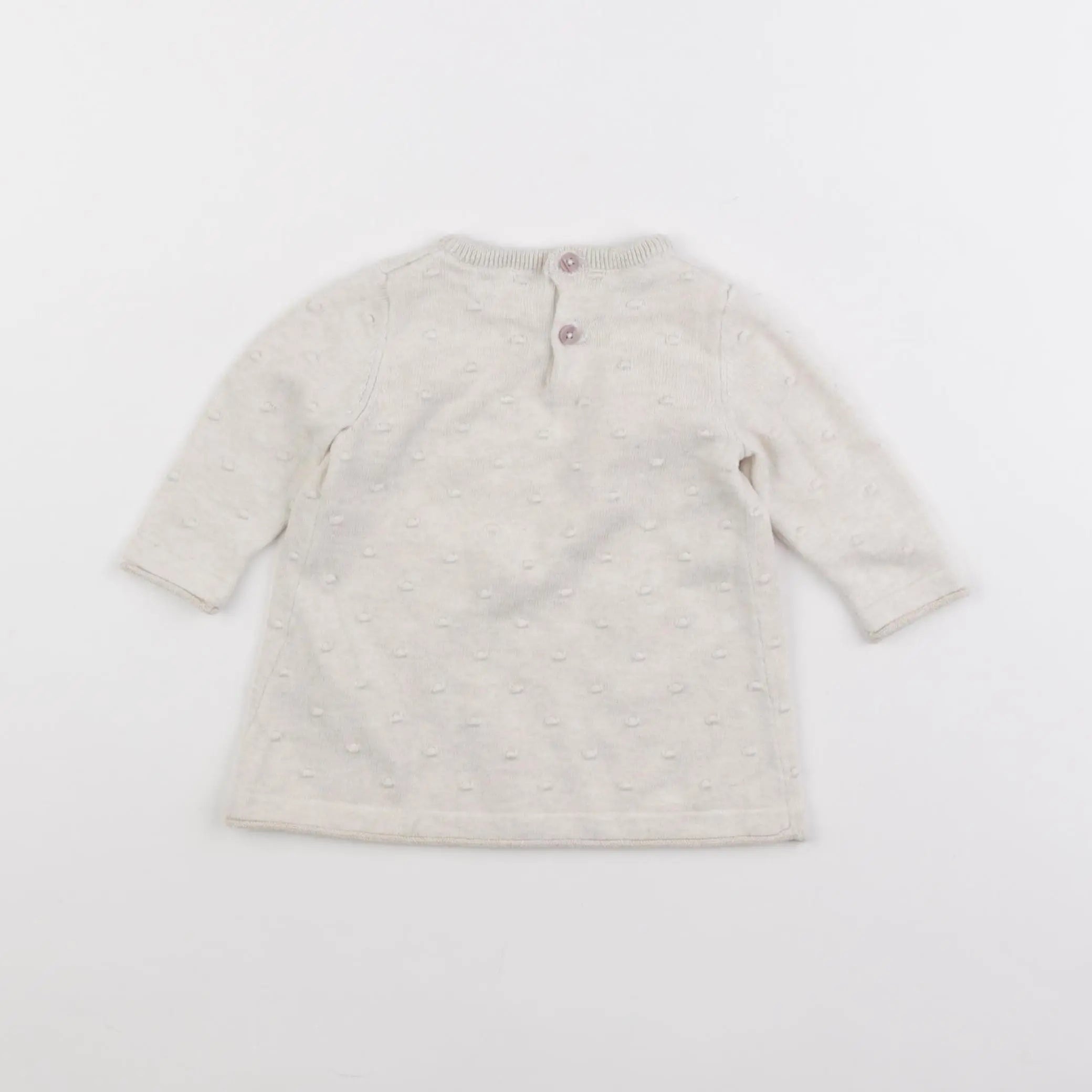 Vertbaudet - robe blanc - 3 mois