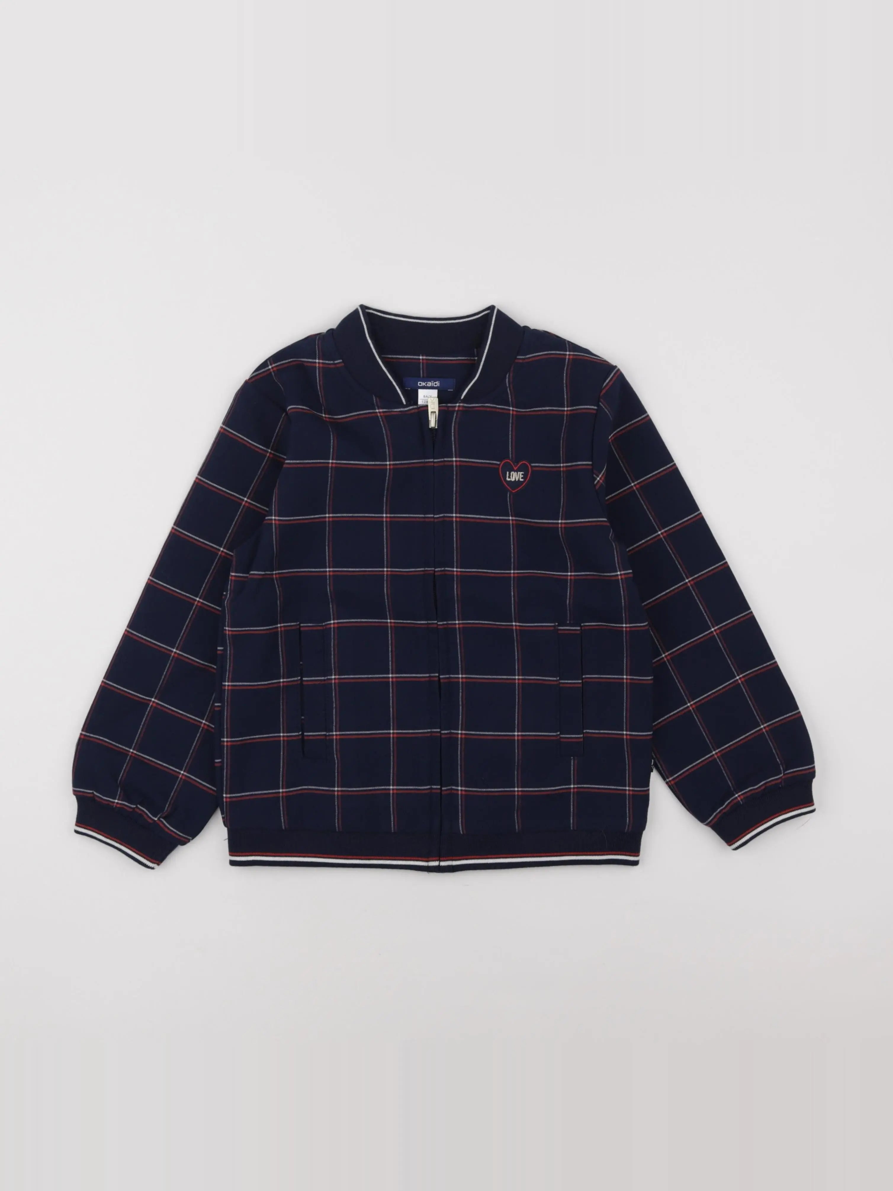 Okaidi - veste bleu - 8 ans