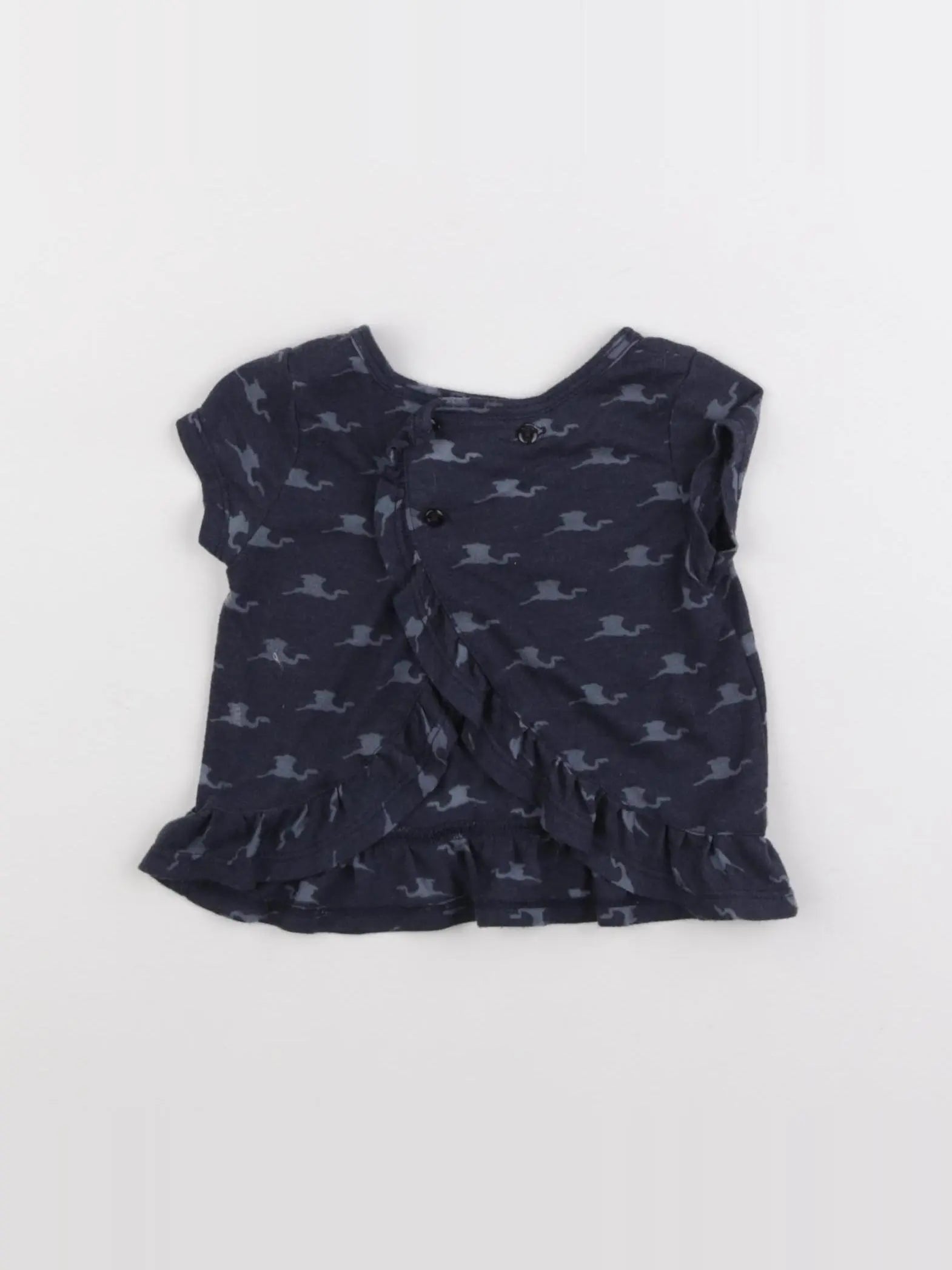 IKKS - tee-shirt bleu - 12 mois