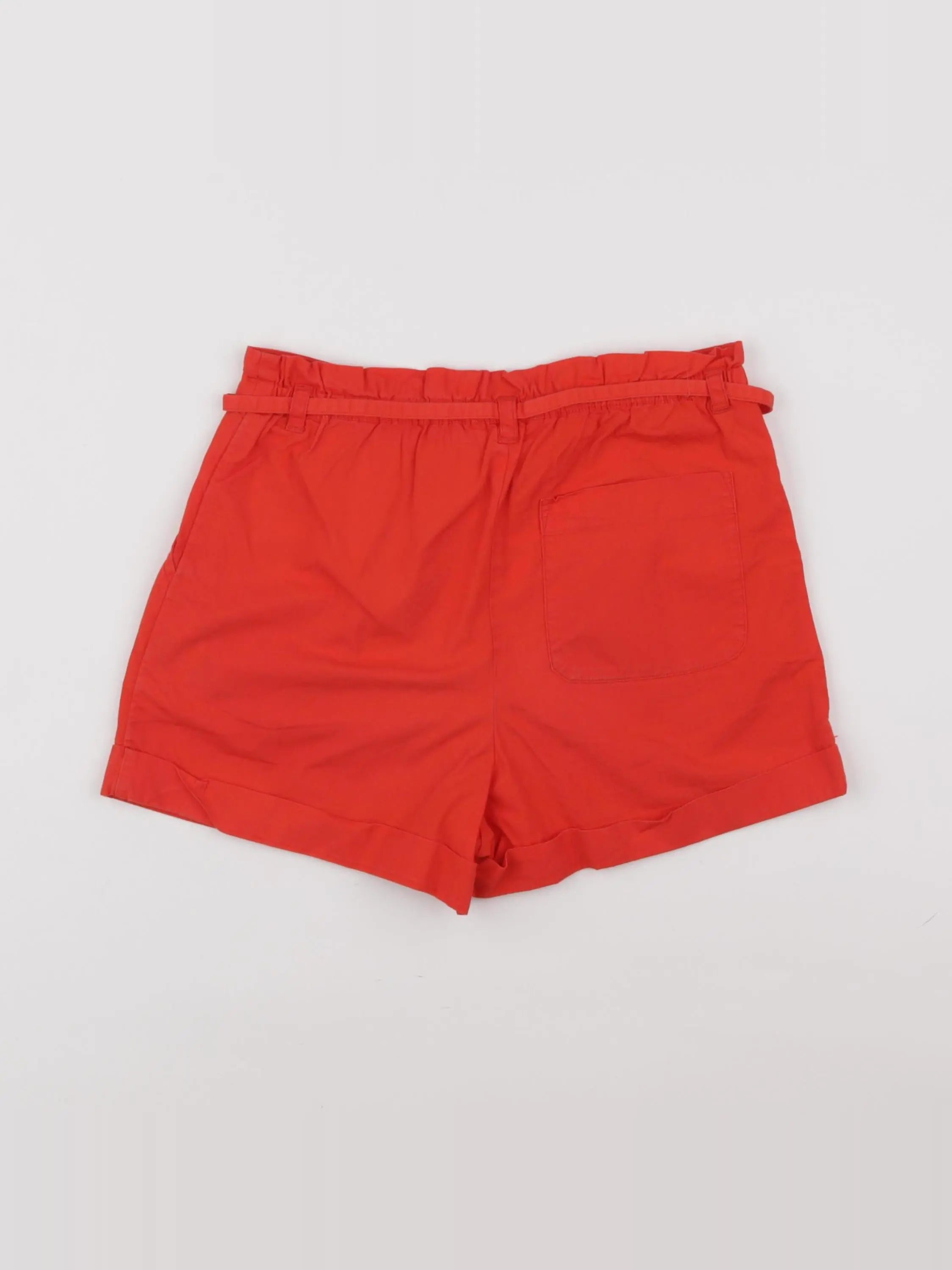 Monoprix - short rouge - 10 ans