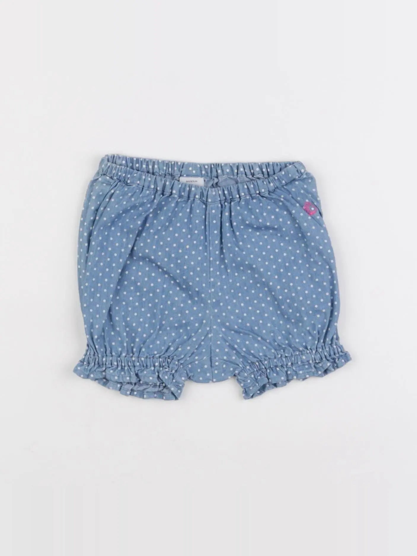 Petit Bateau - bloomer bleu - 6 mois