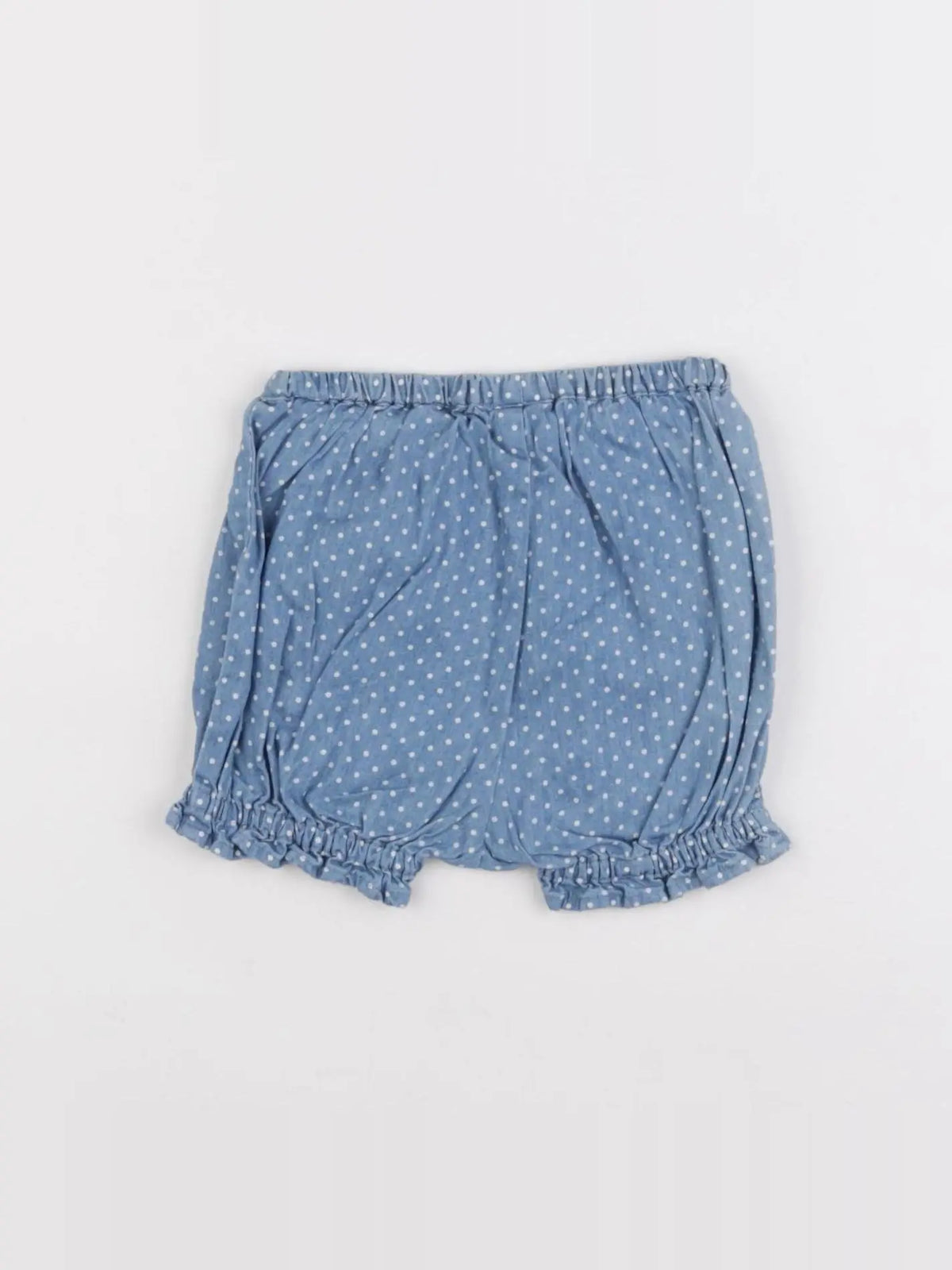 Petit Bateau - bloomer bleu - 6 mois