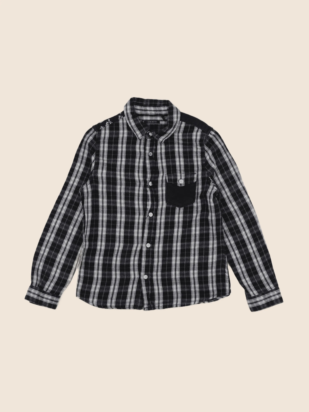 IKKS - chemise noir - 8 ans