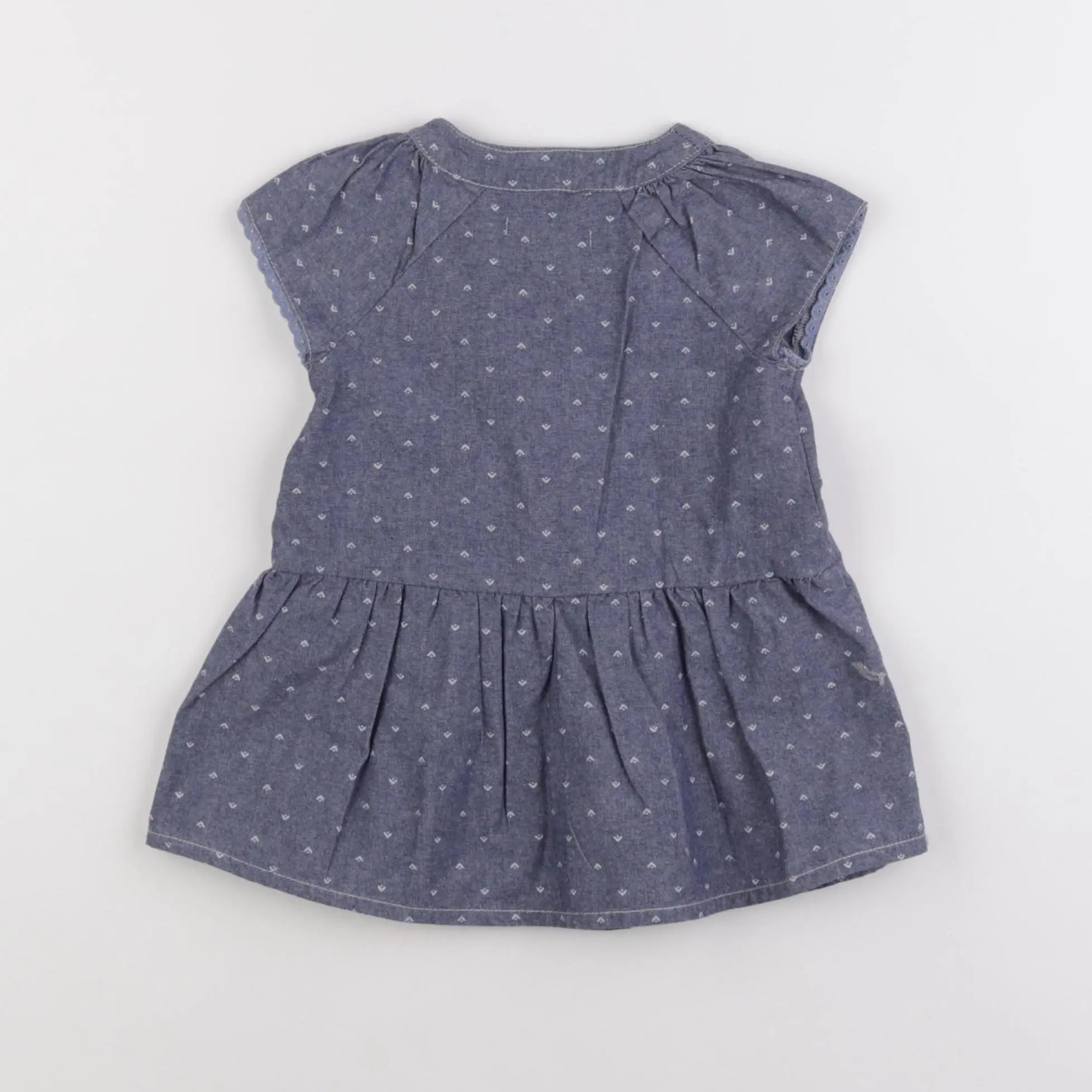 Vertbaudet - robe bleu - 6 mois