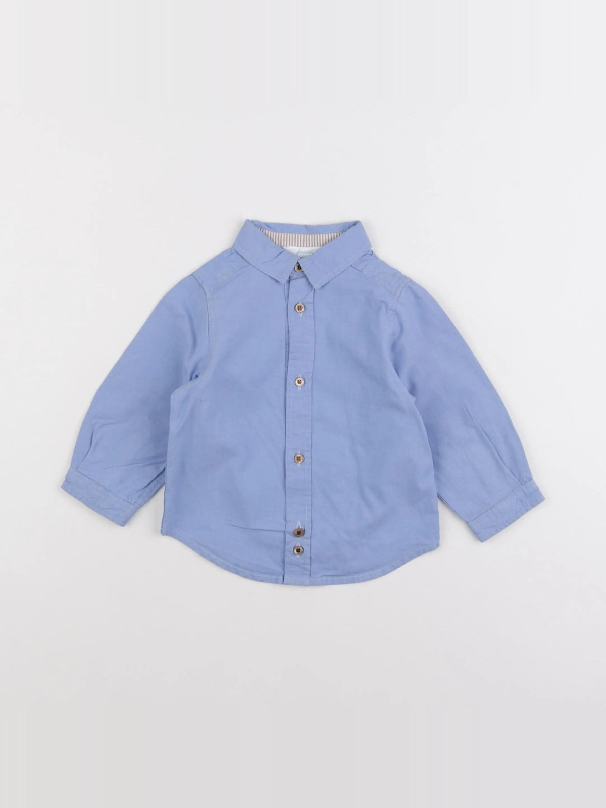 Jacadi - chemise bleu - 12 mois