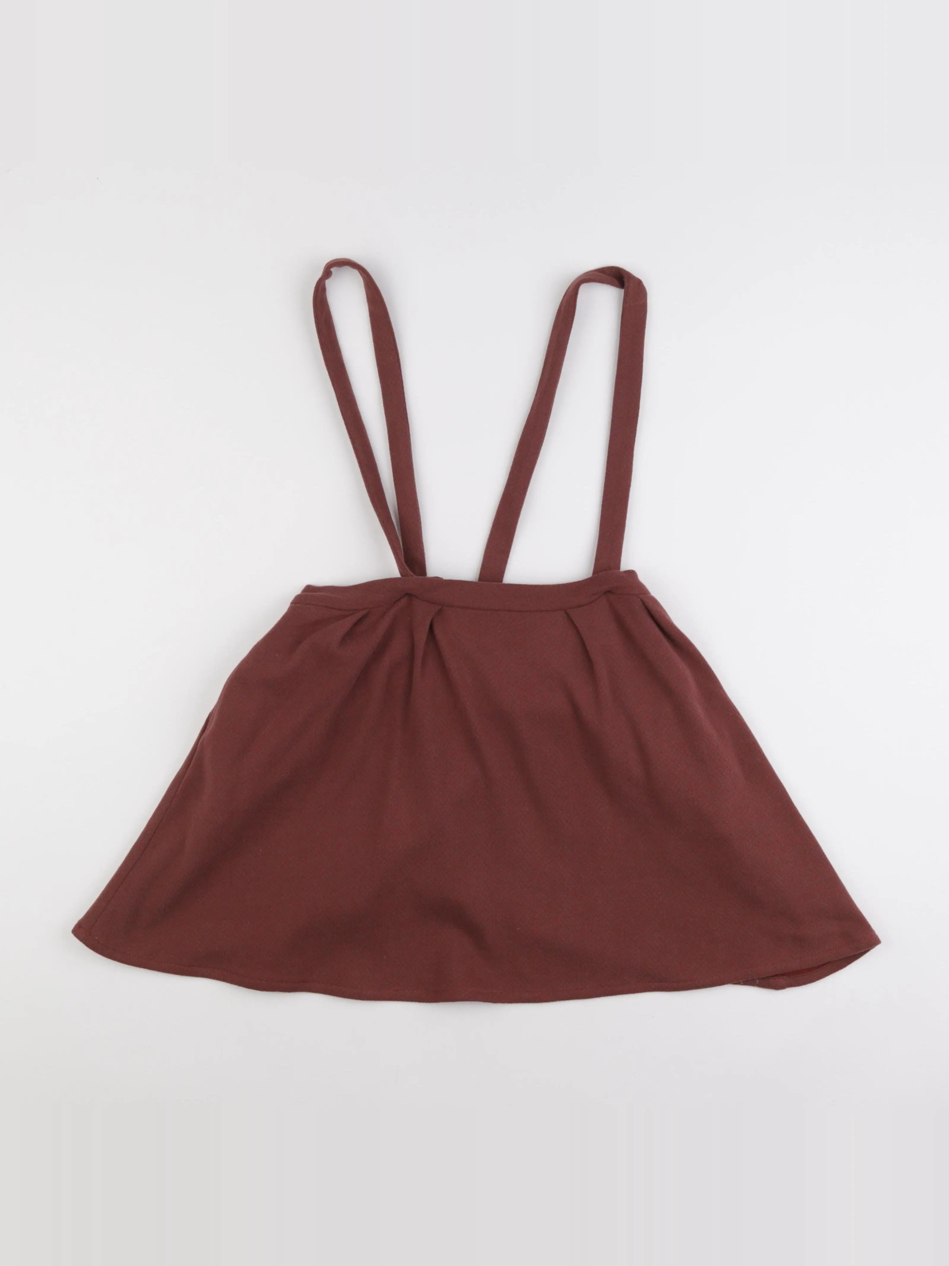 Risu Risu - jupe marron, rouge - 10 ans