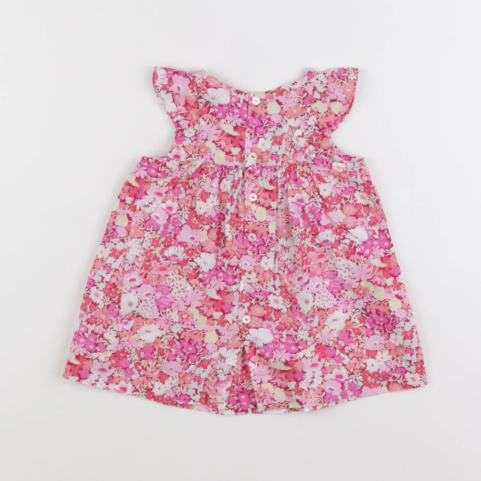 Jacadi - robe liberty multicolore - 6 mois