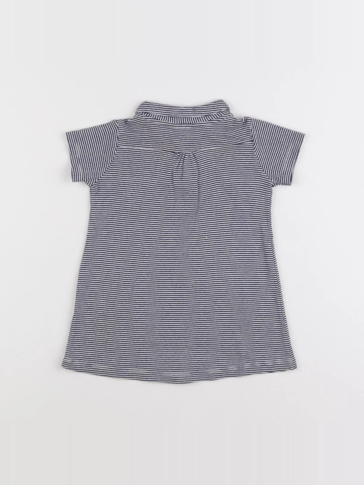 Petit Bateau - robe bleu - 12 mois