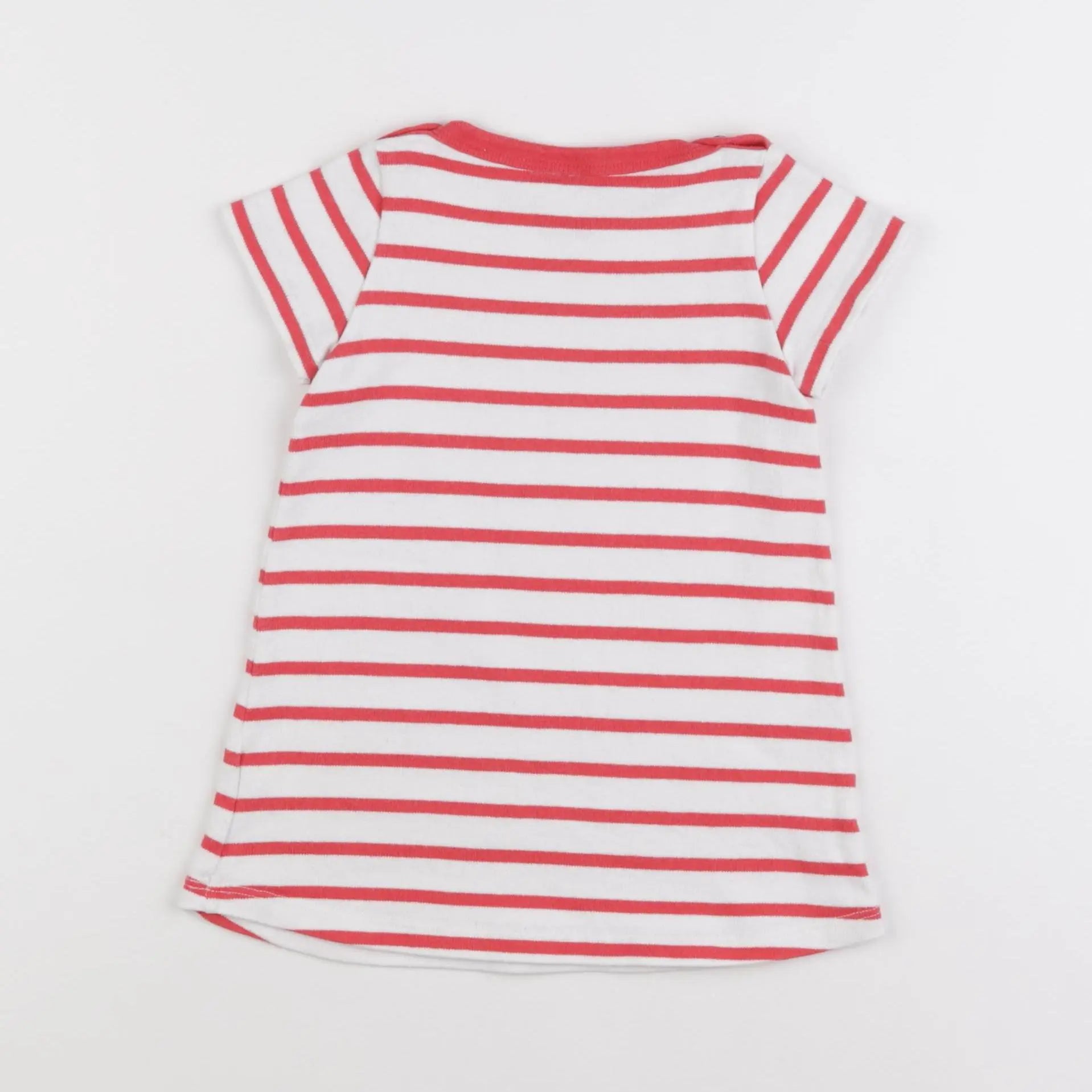 Petit Bateau - robe rouge - 12 mois
