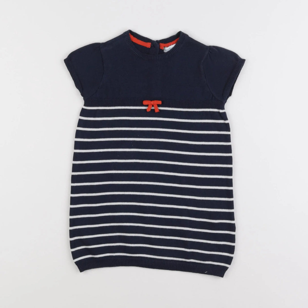 Vertbaudet - robe bleu - 12 mois