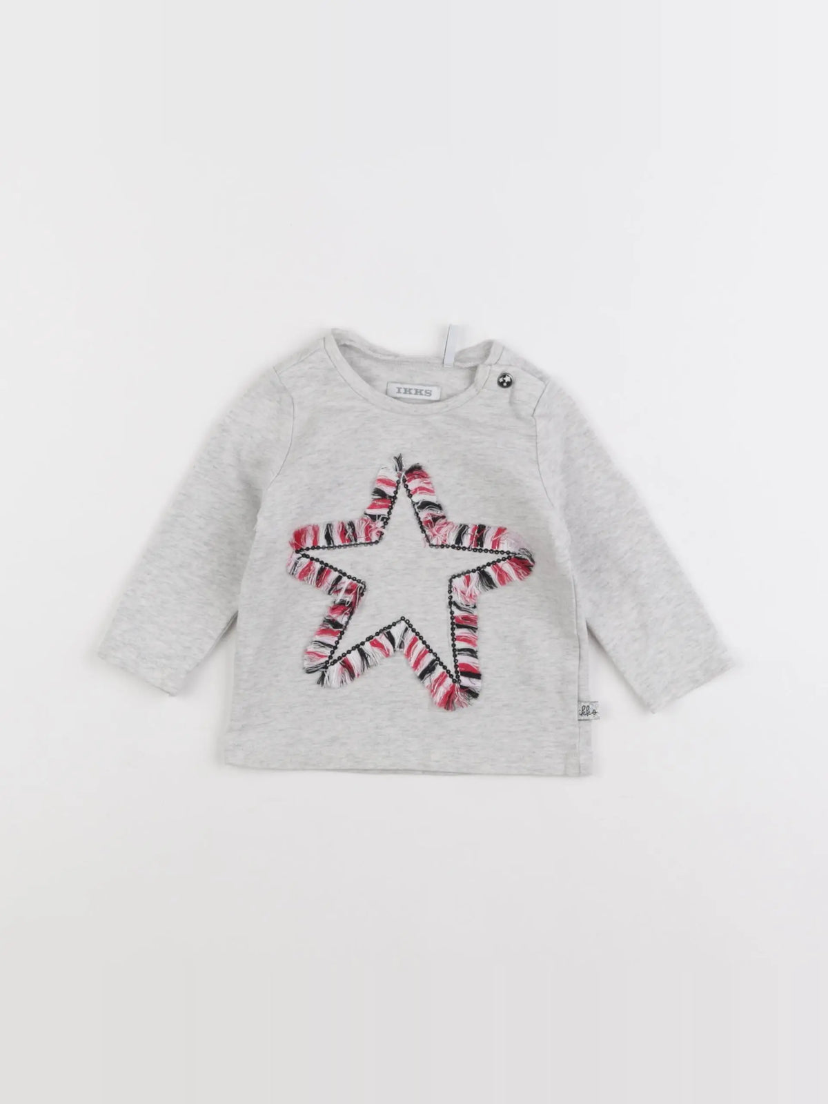 IKKS - tee-shirt gris - 6 mois