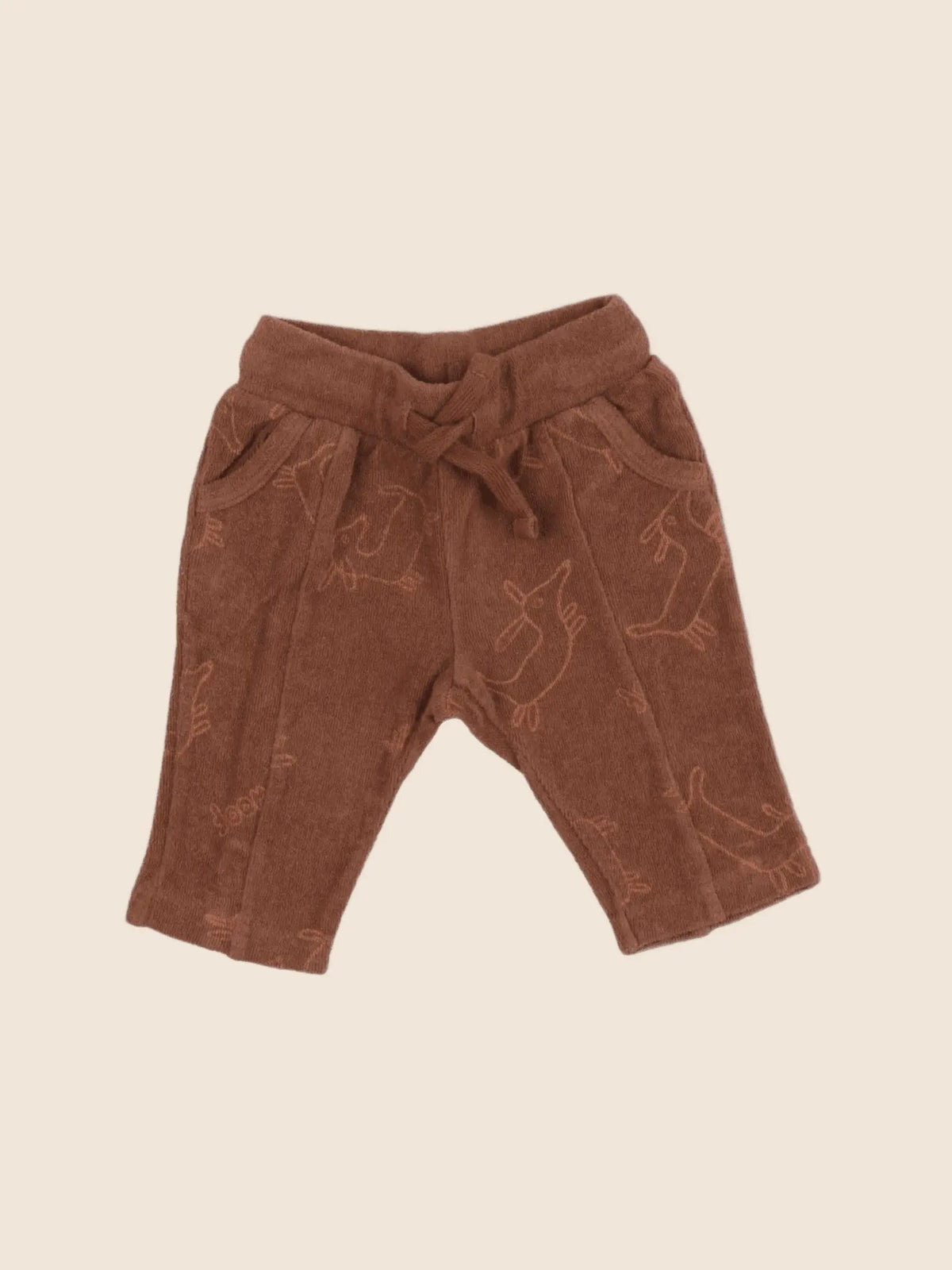 Maison Tadaboum - pantalon marron - 6 mois