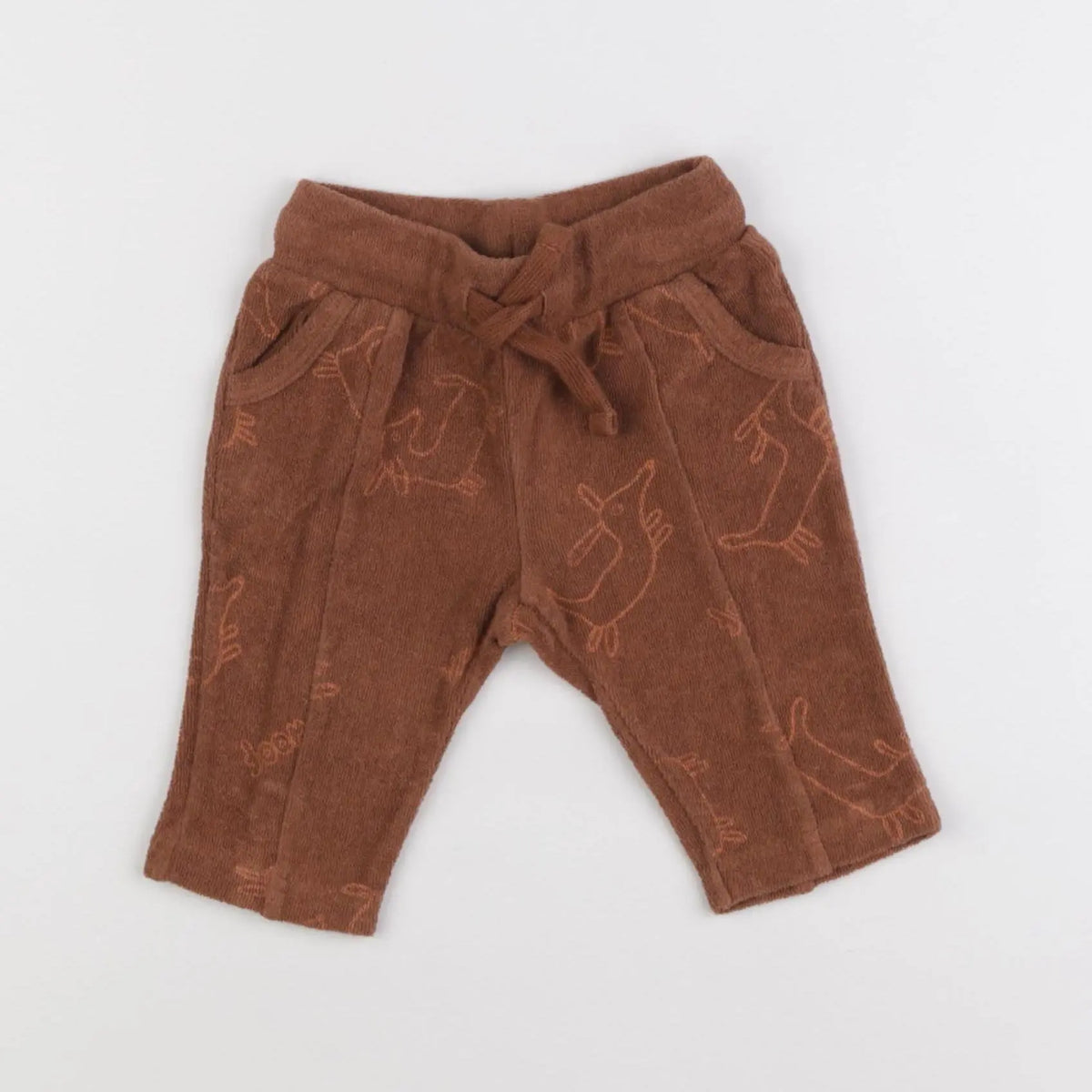 Maison Tadaboum - pantalon marron - 6 mois