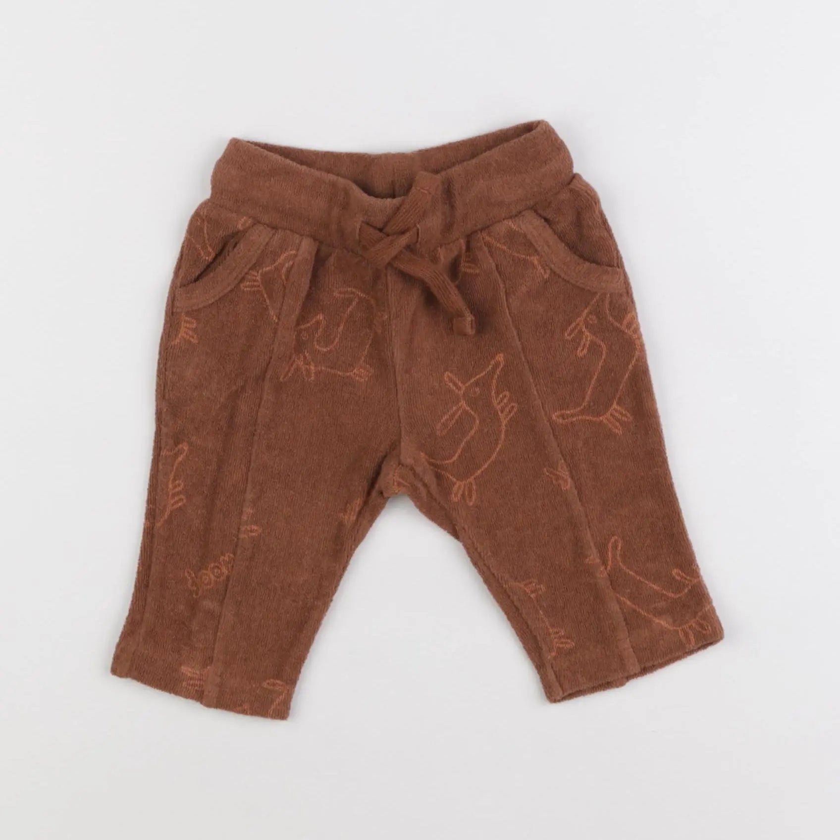 Maison Tadaboum - pantalon marron - 6 mois