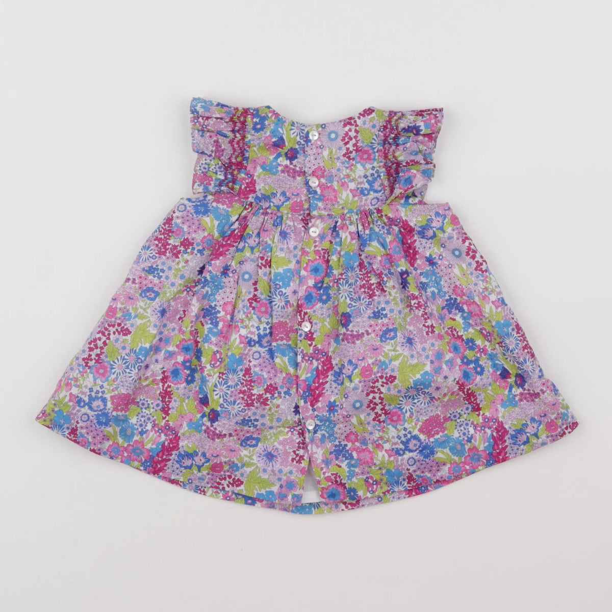 Jacadi - robe liberty multicolore - 6 mois
