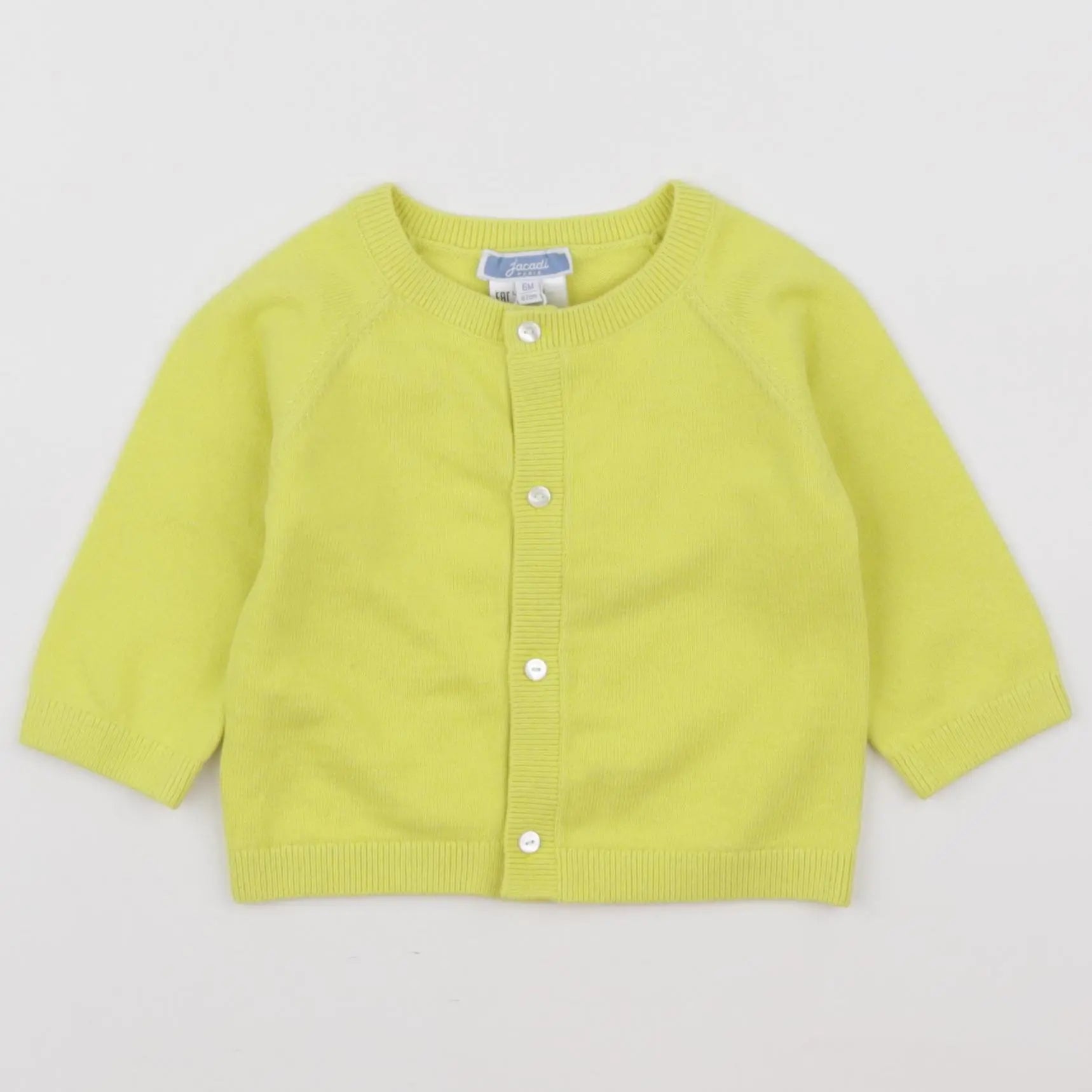 Jacadi - gilet jaune - 6 mois