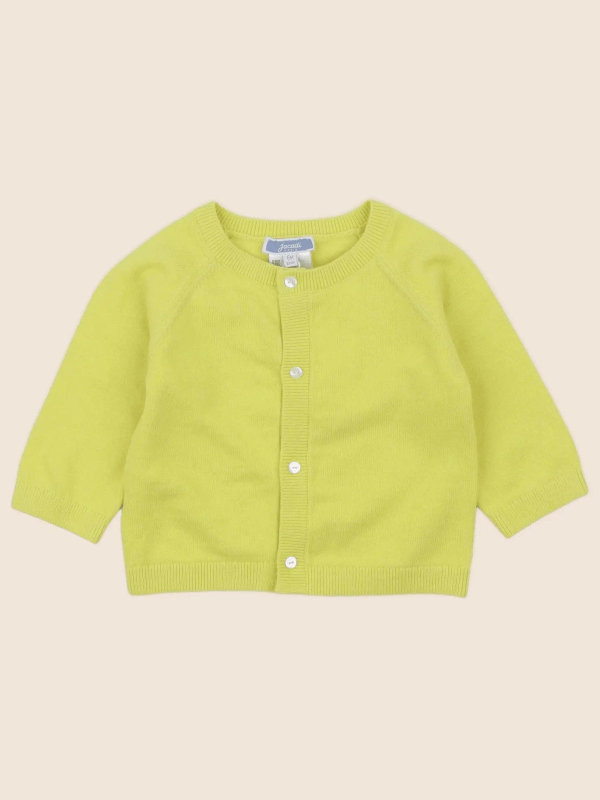 Jacadi - gilet jaune - 6 mois