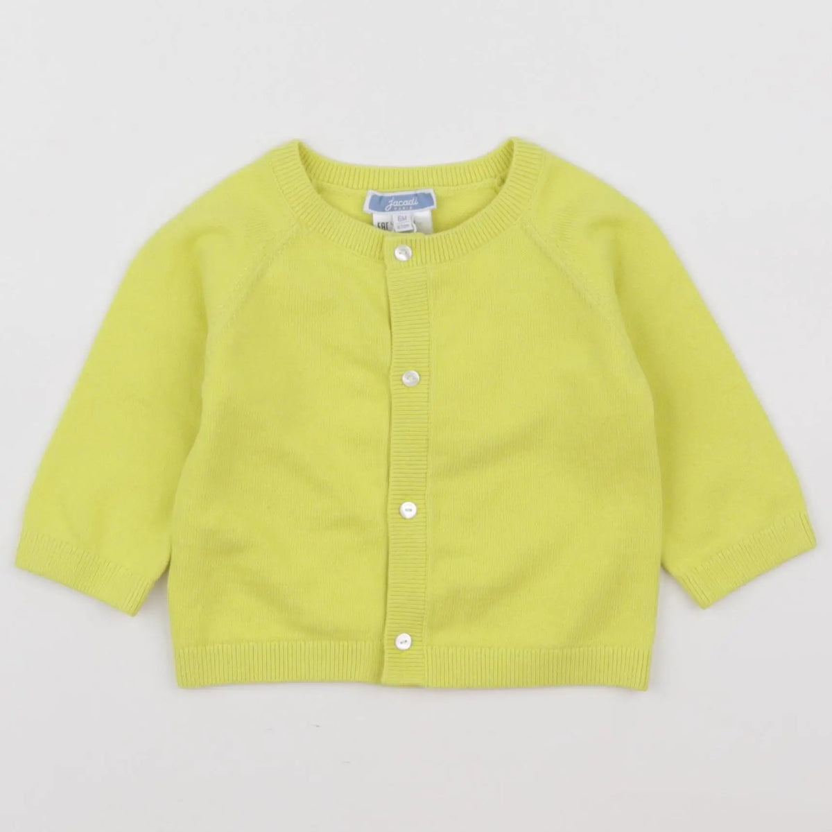 Jacadi - gilet jaune - 6 mois