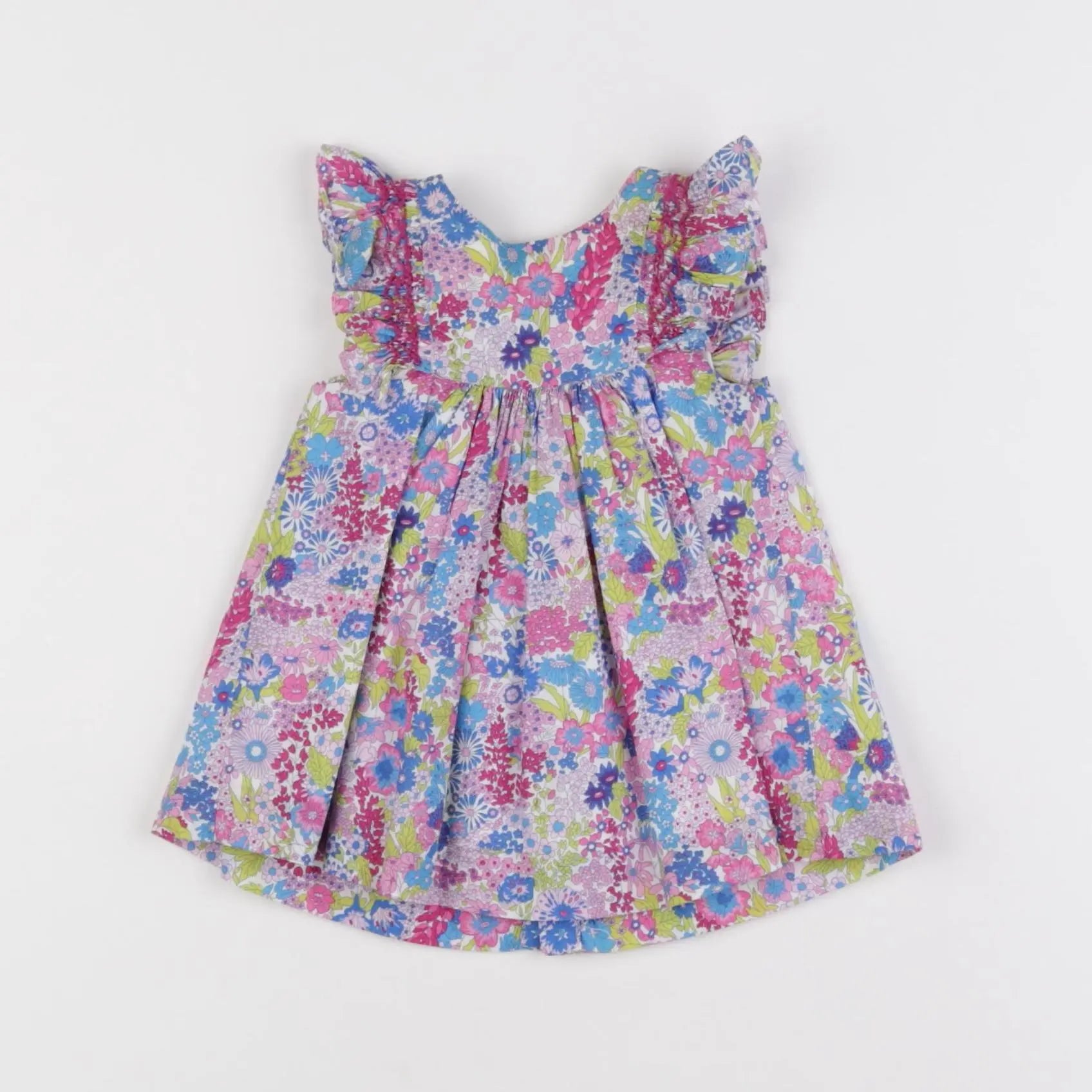Jacadi - robe liberty multicolore - 1 mois