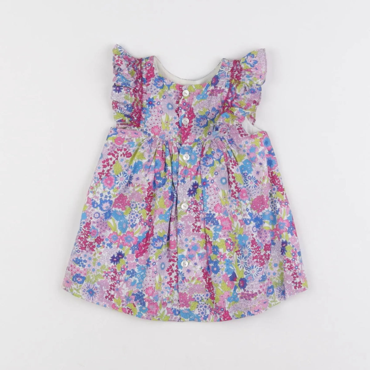 Jacadi - robe liberty multicolore - 1 mois